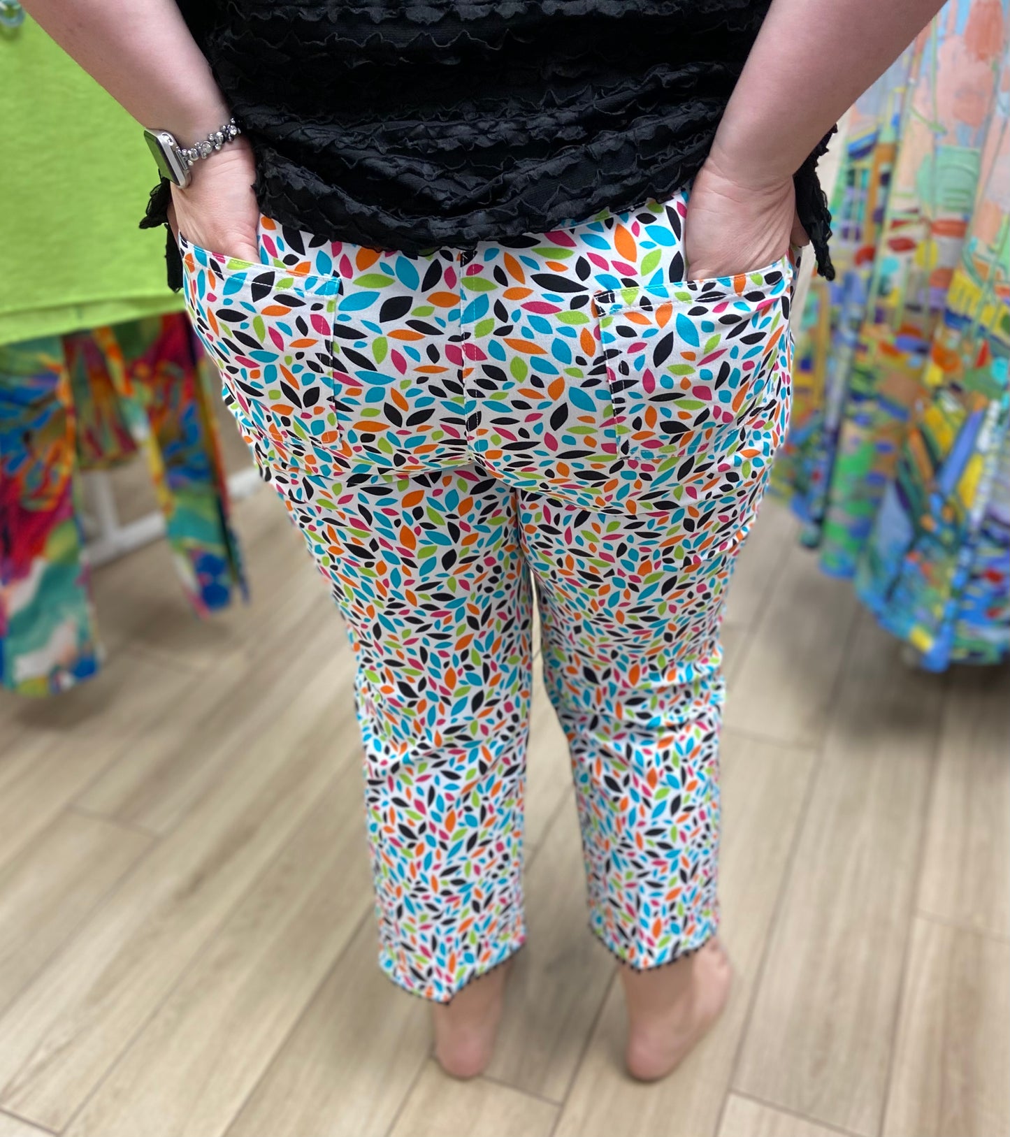 Slimsation M25715PM Print Capris