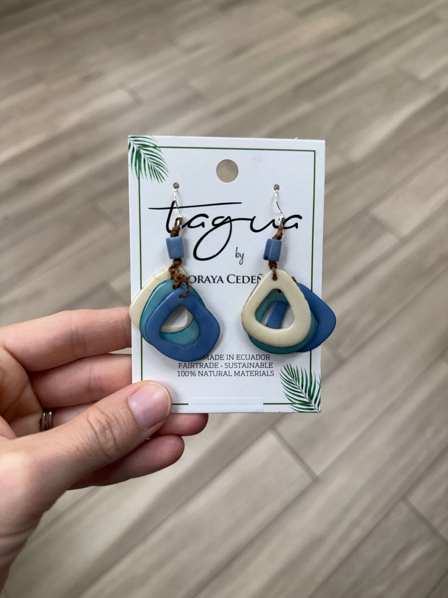 Tagua Katniss Earring