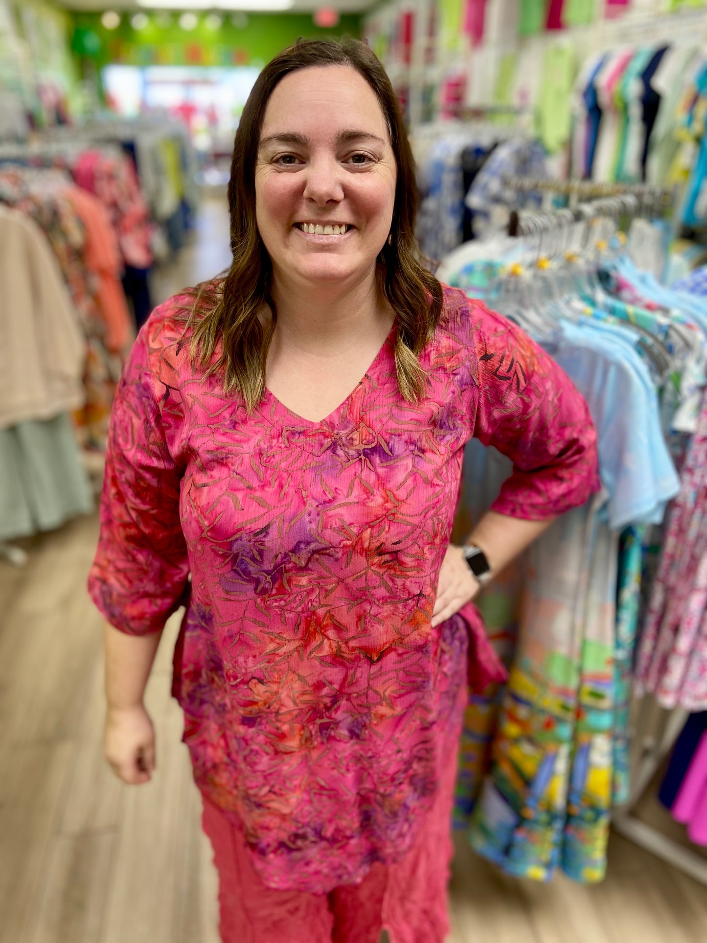 Lost River 627 V Tunic Top