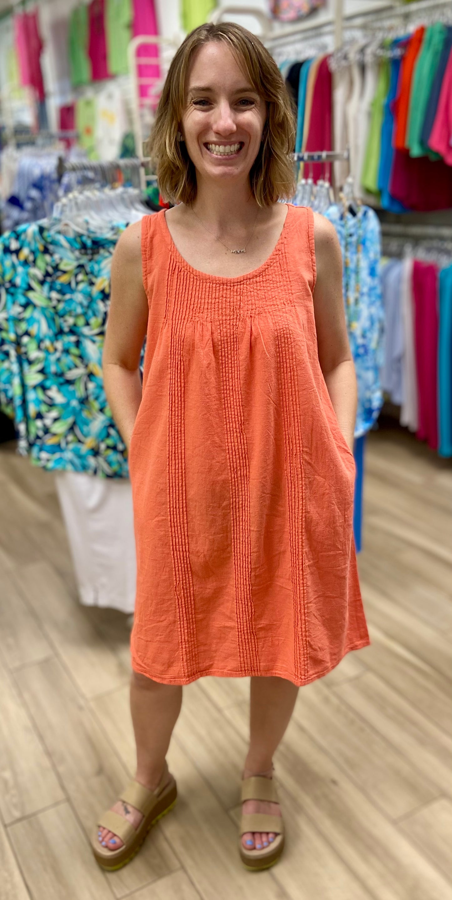 Maya Jones 1202 Pleated Dress