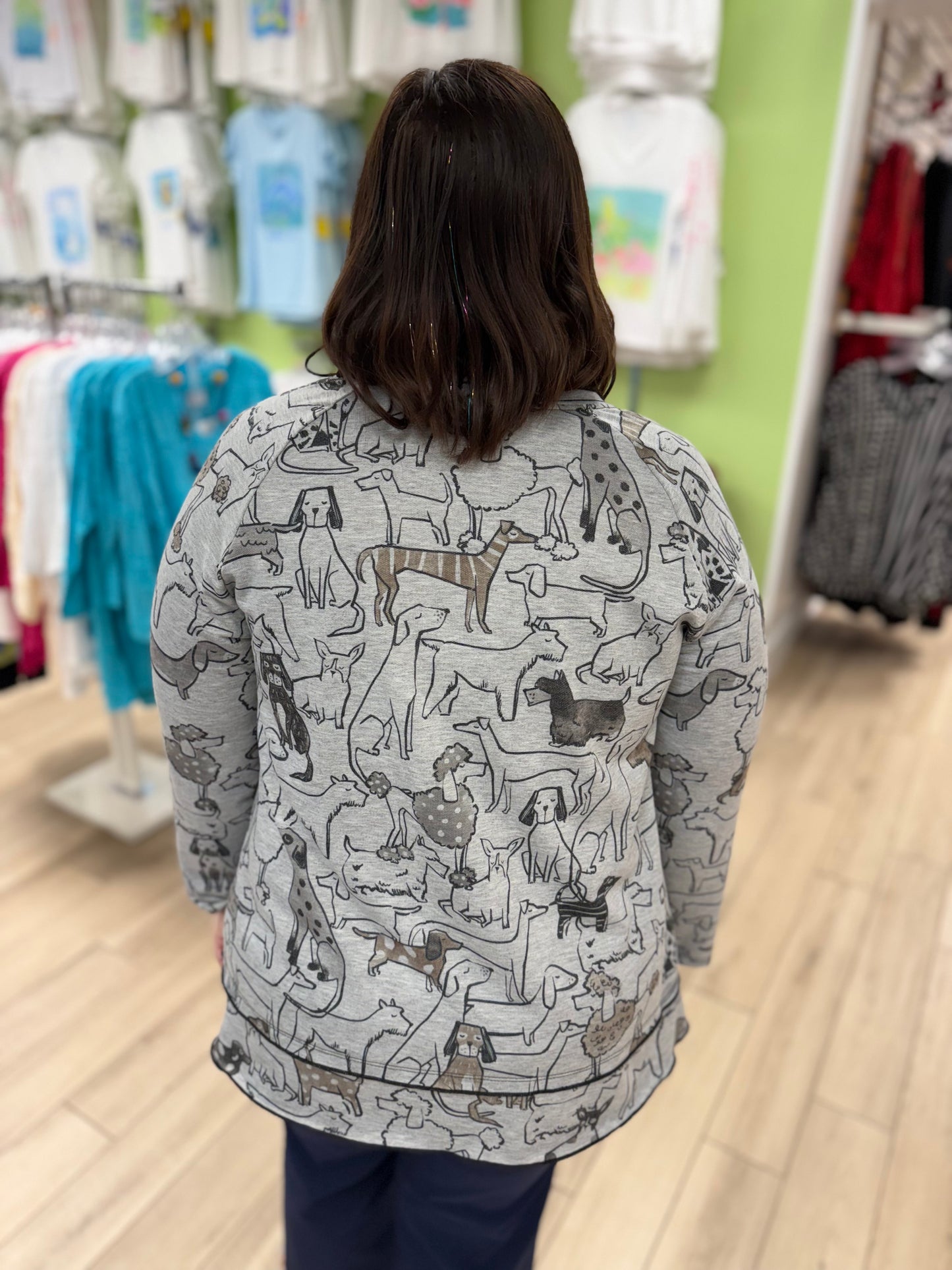 Jess & Jane SF7 Dogs Top