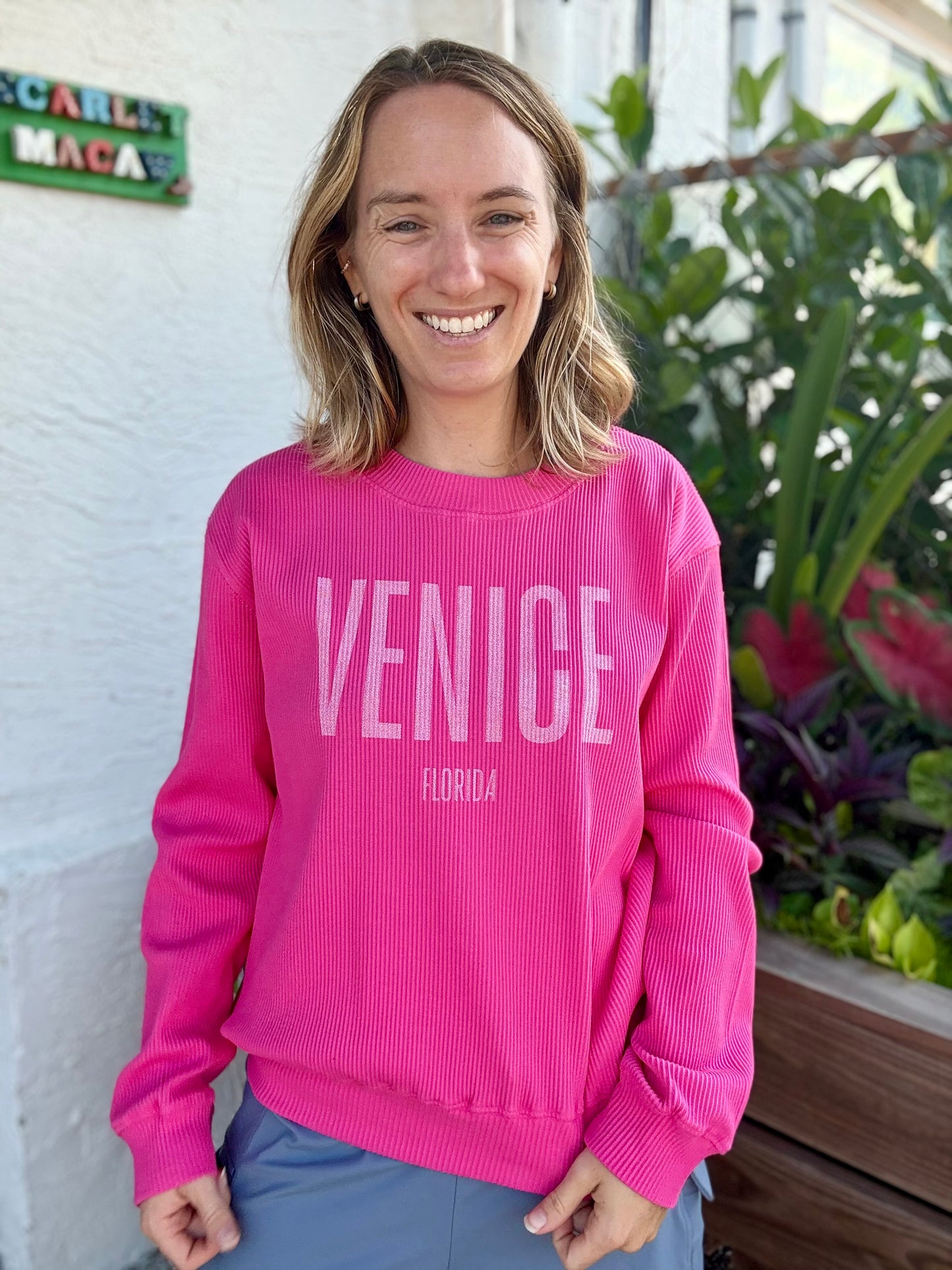 Boat House Venice Corded Pullover Top