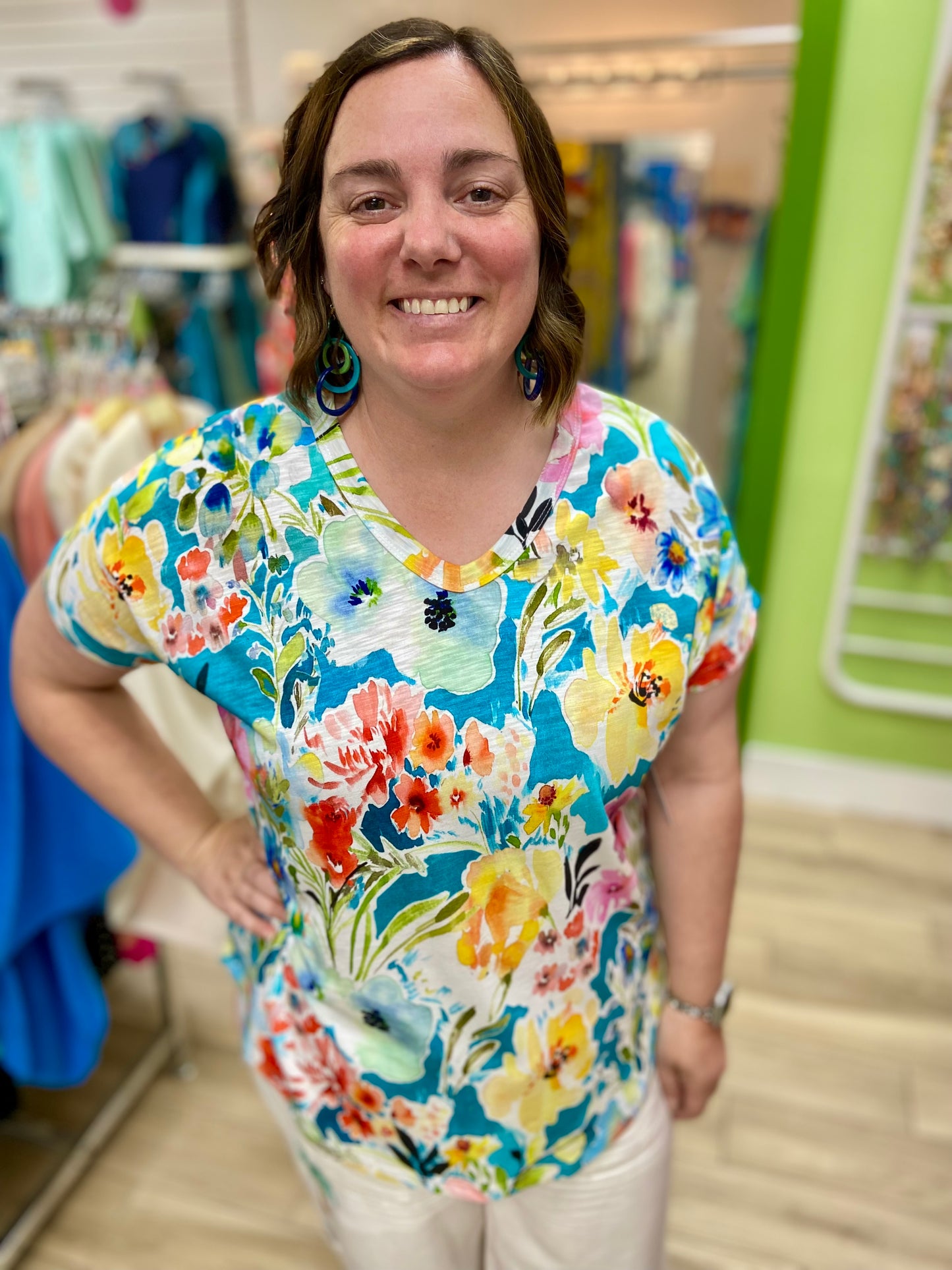 Jess & Jane KM2 Print Top