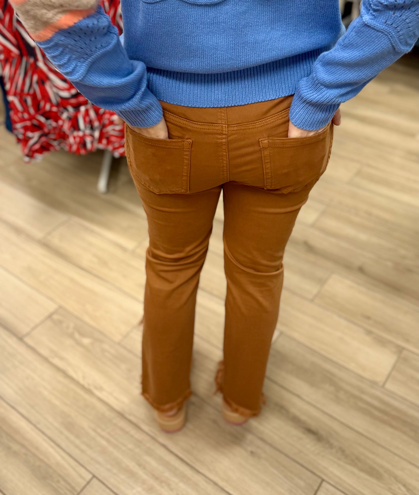 Euro Ethyl P413 Fringe Hem Jean