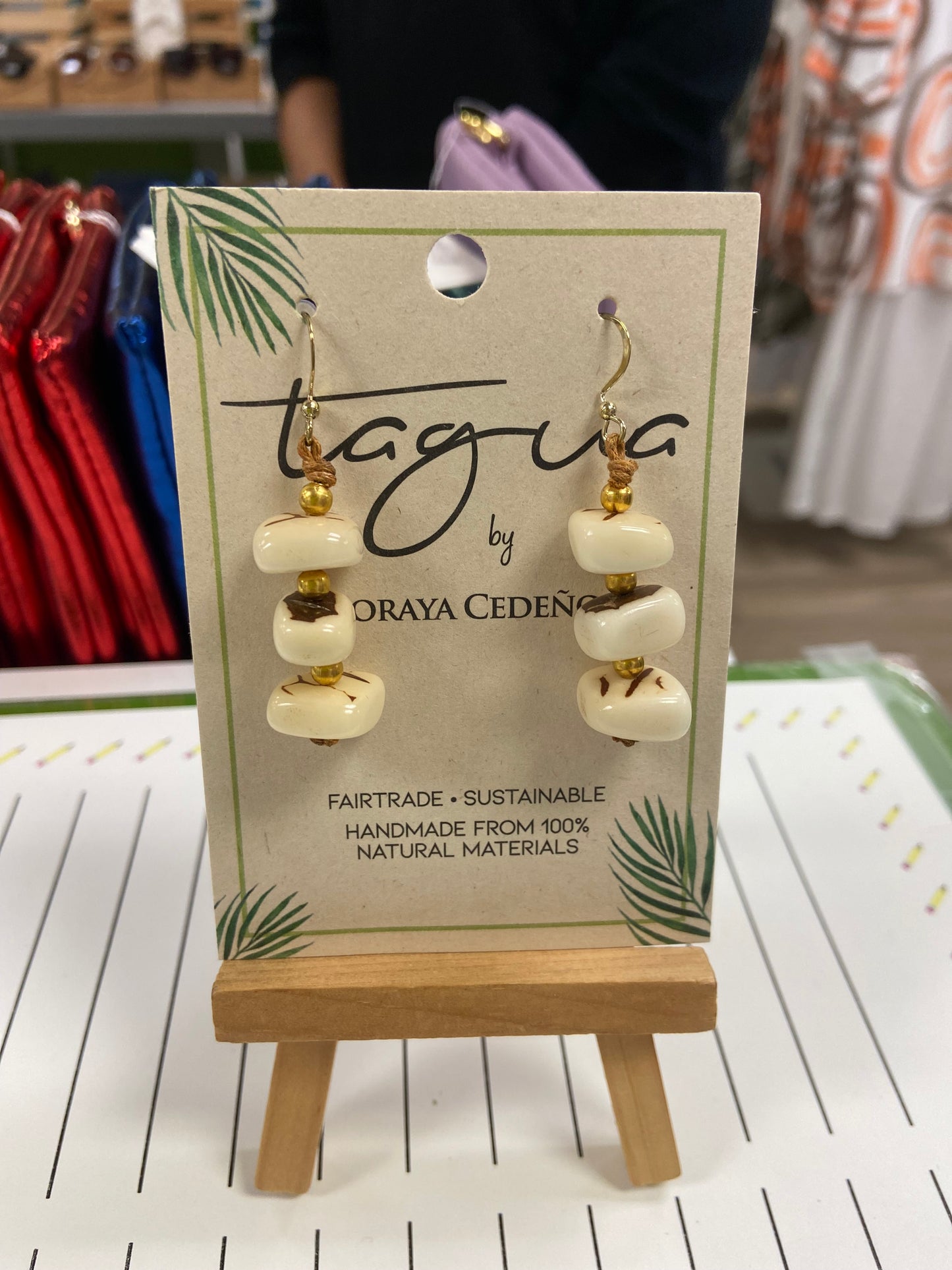 Tagua Zoraida Earring