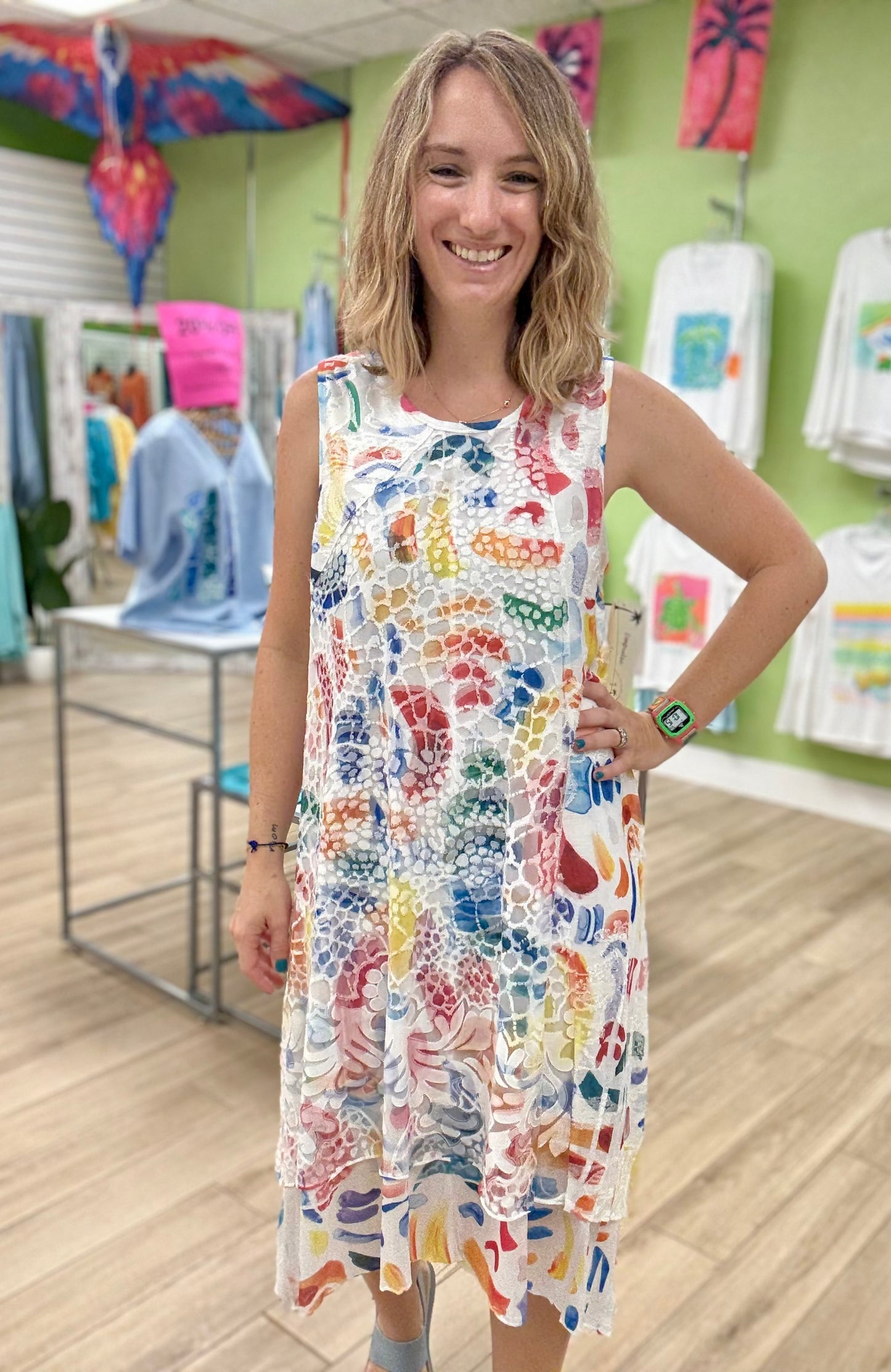 Impulse 568 Layer Tank Dress
