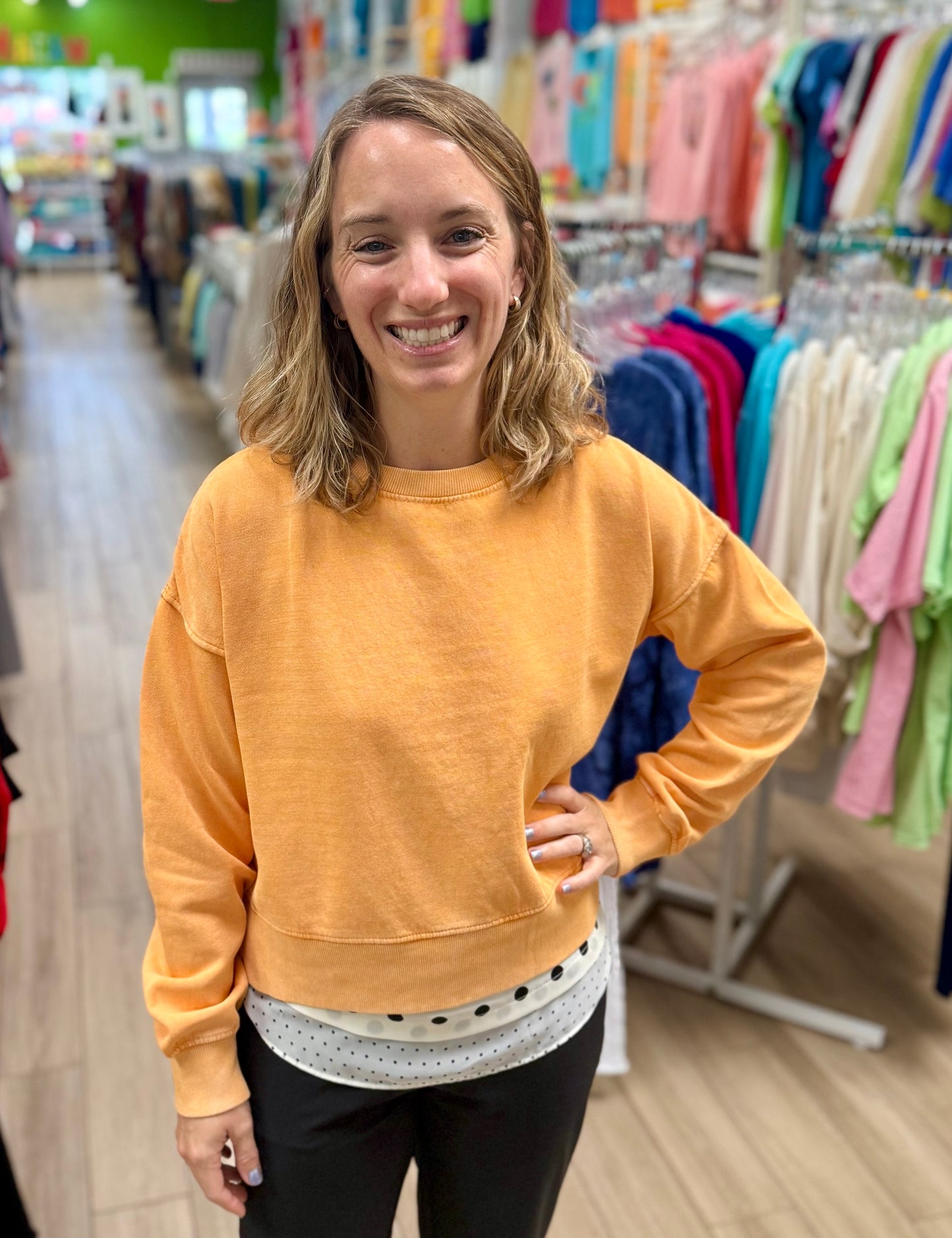 Chica-D Crop Sweatshirt