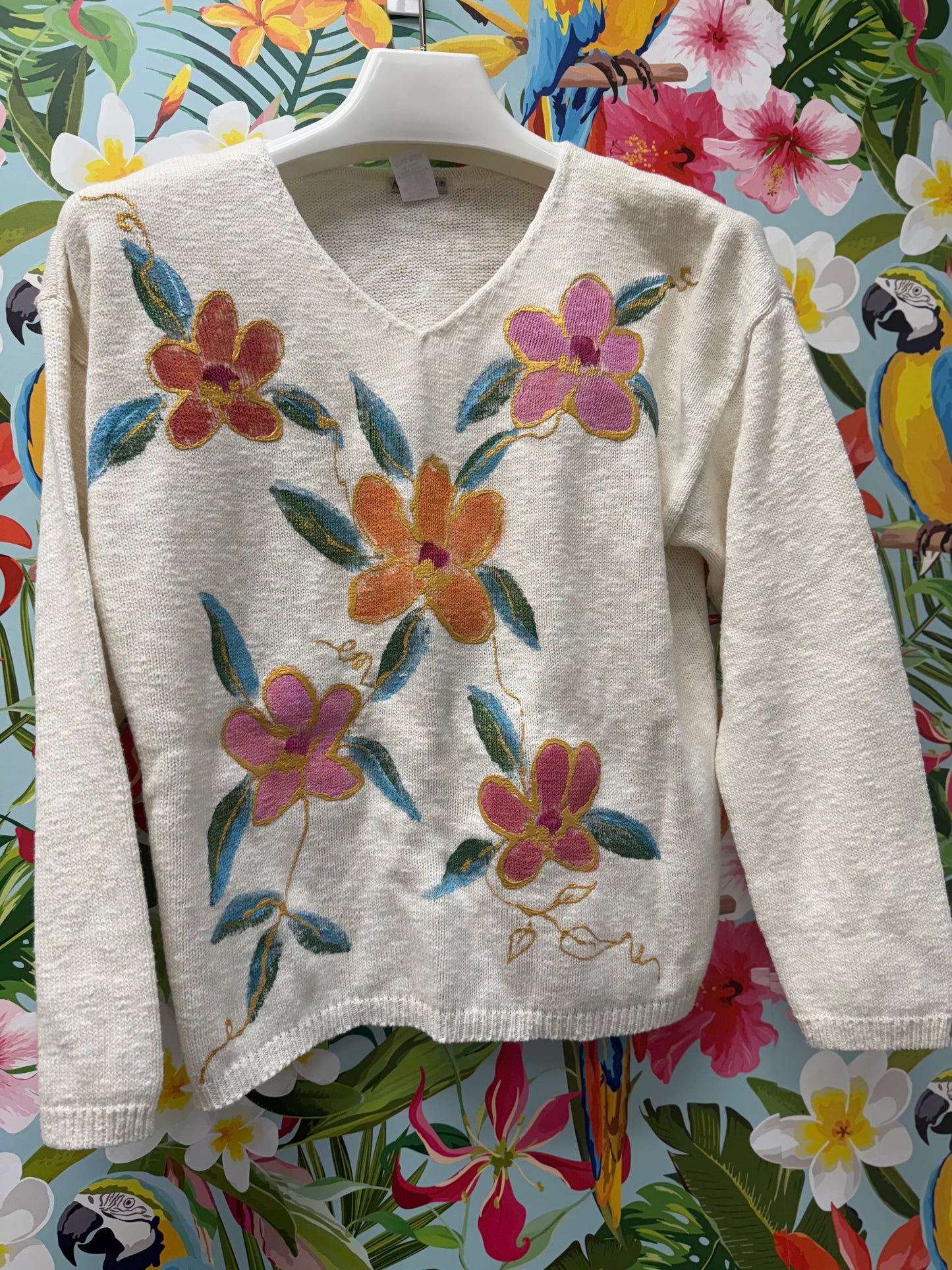 Peg Painted Bold Garden Sweater