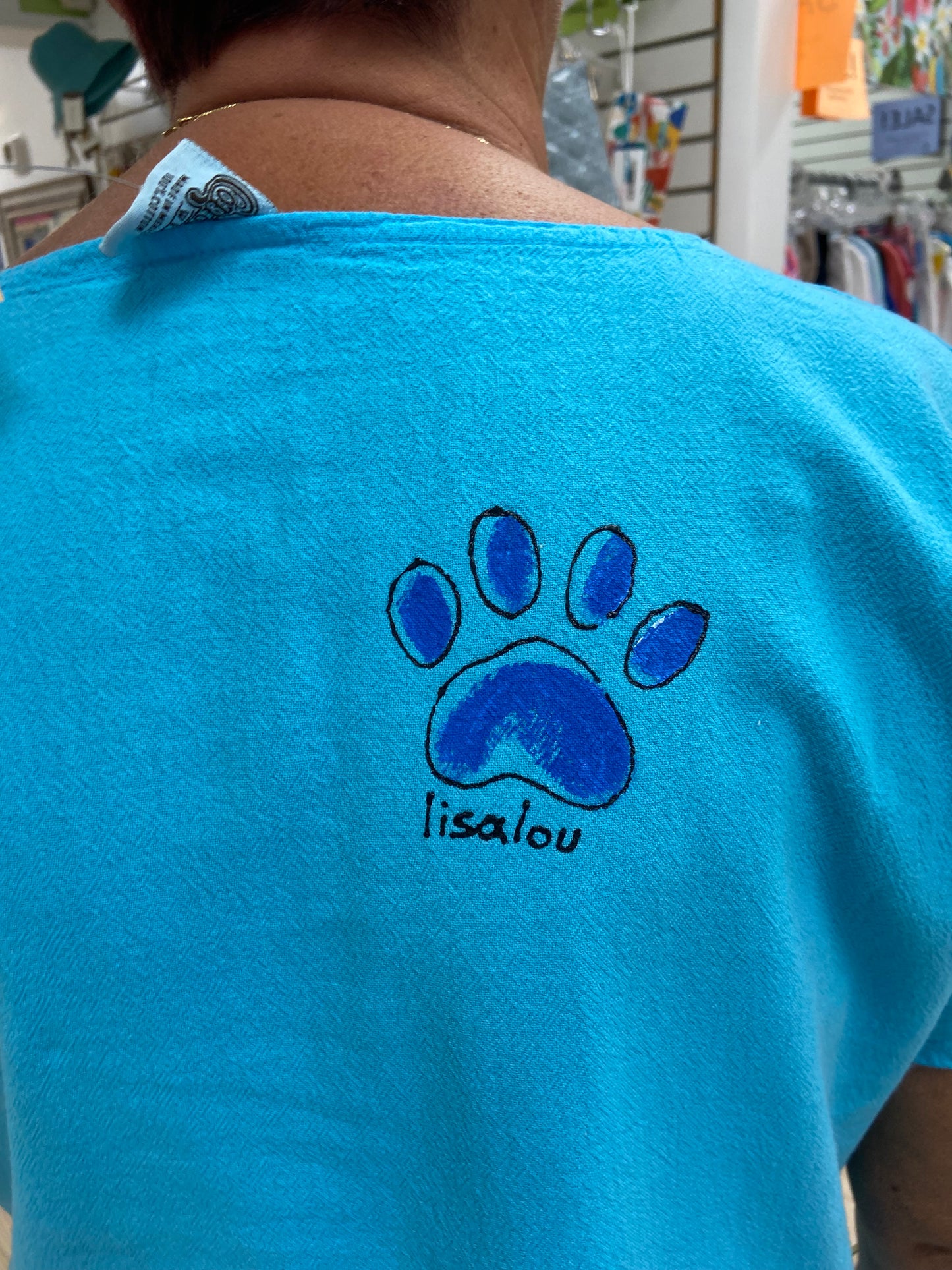 LisaLou 68 Painted Happy Dog Top