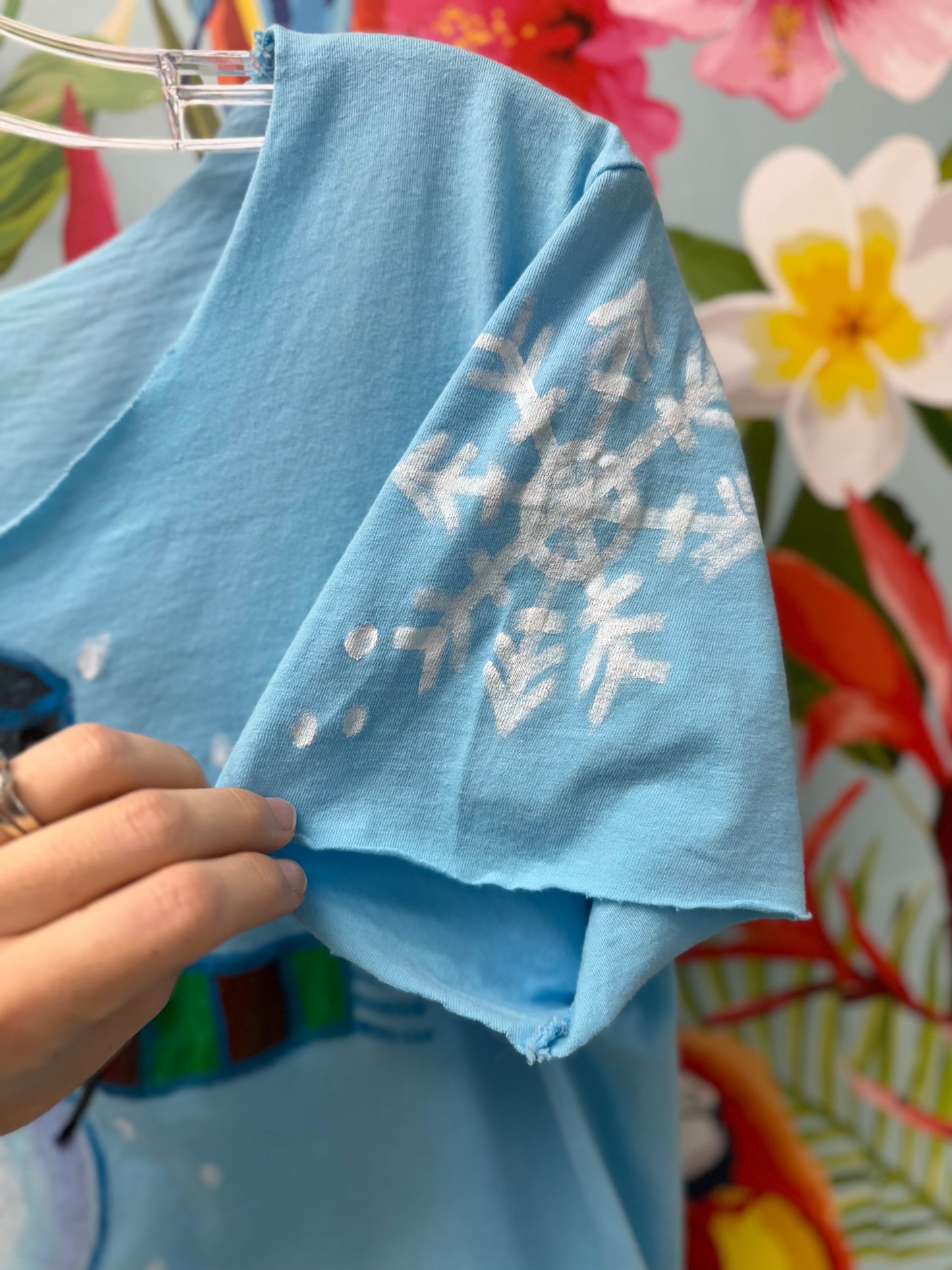 Jackie Ludtke Painted Snowman Top