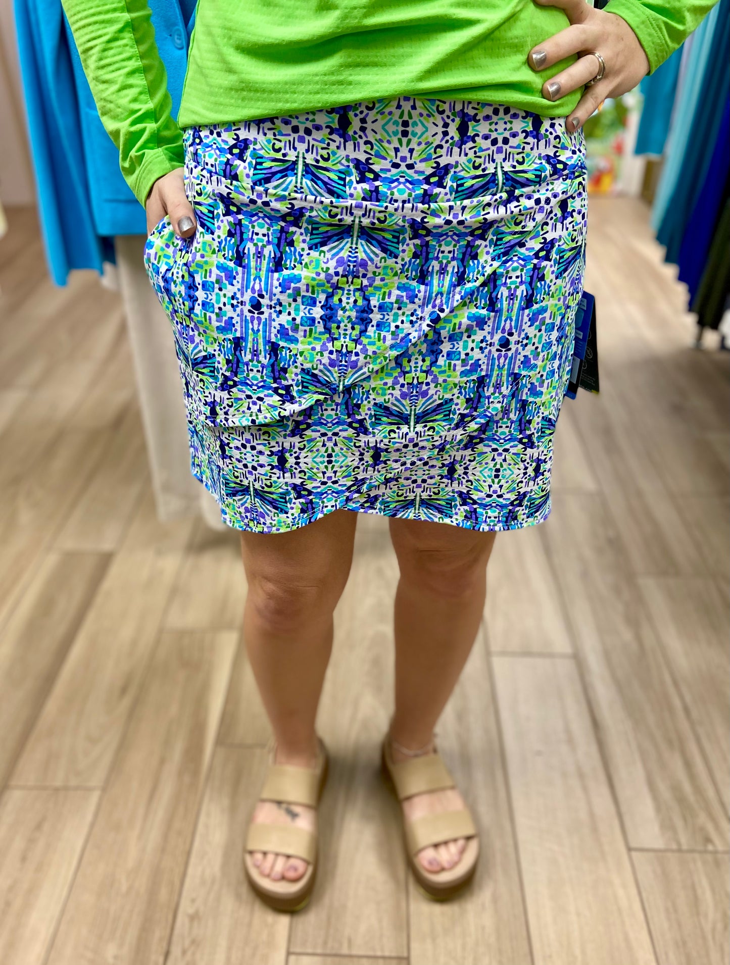 Ibkul UPF 60000 Layered Tulip Skort