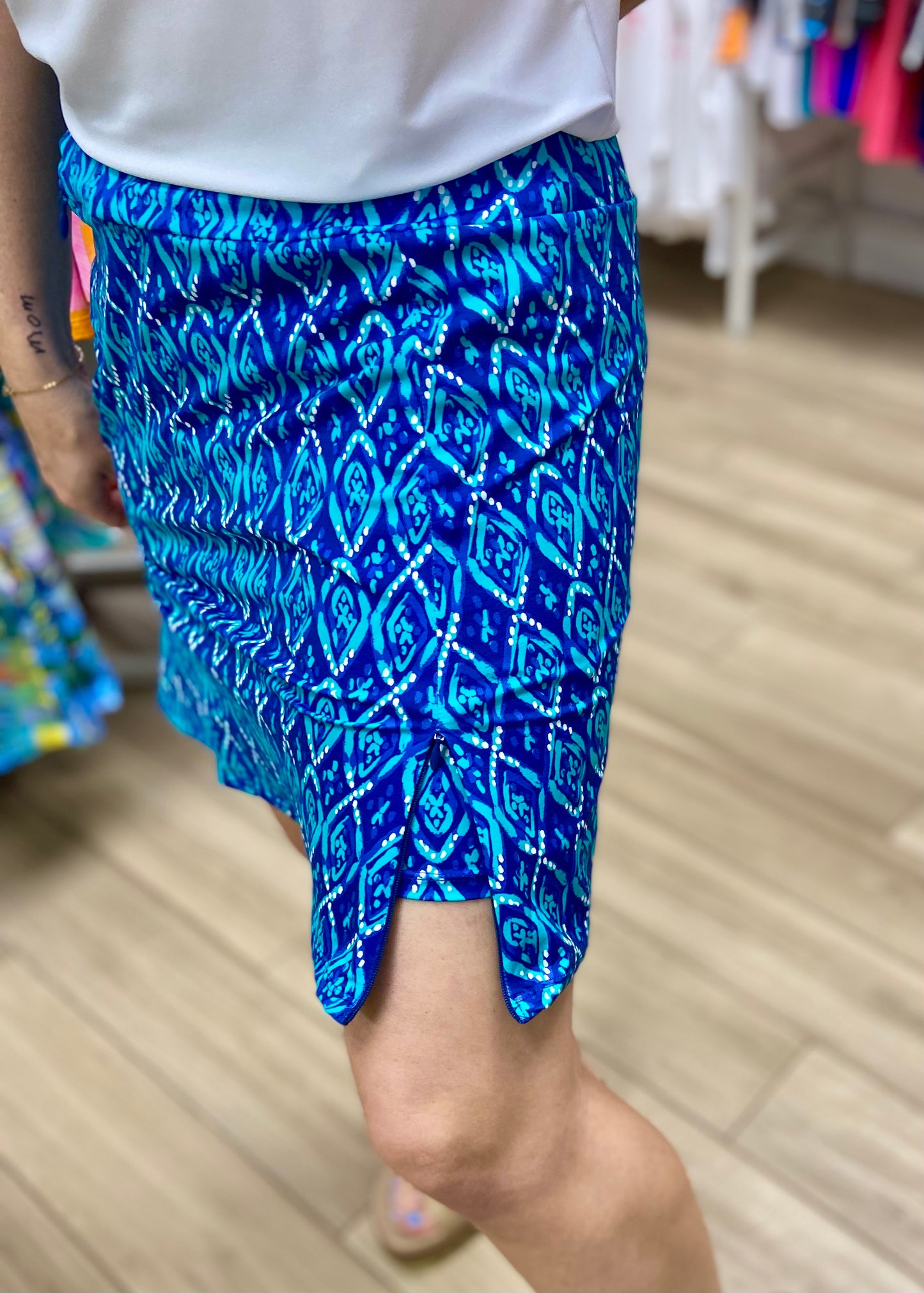 Capleton Road UPF Zip Side Skort