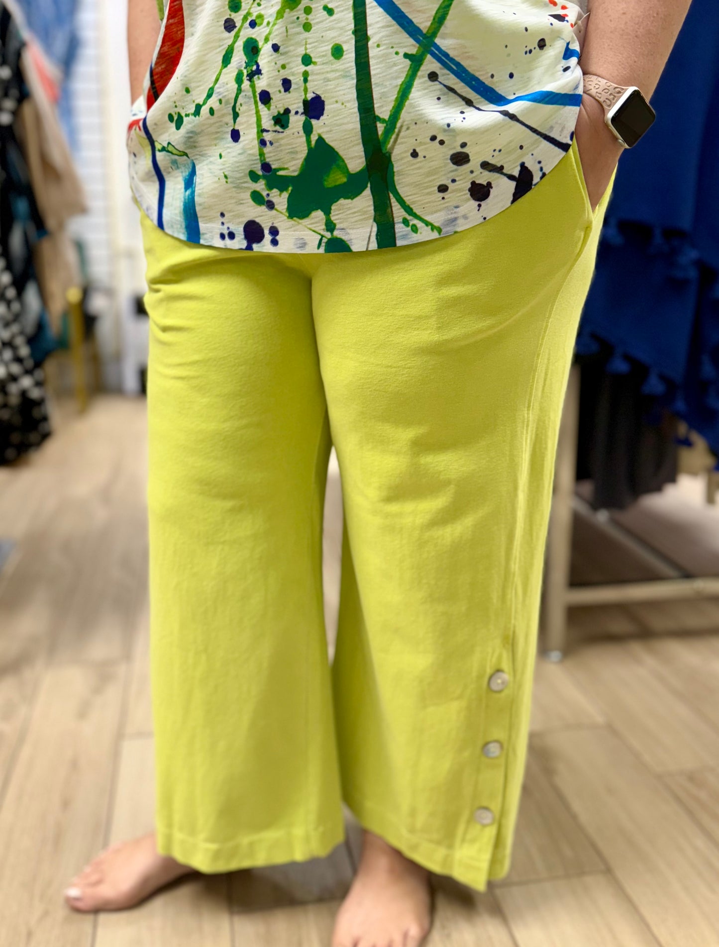 Jess & Jane WK13 Button Pant