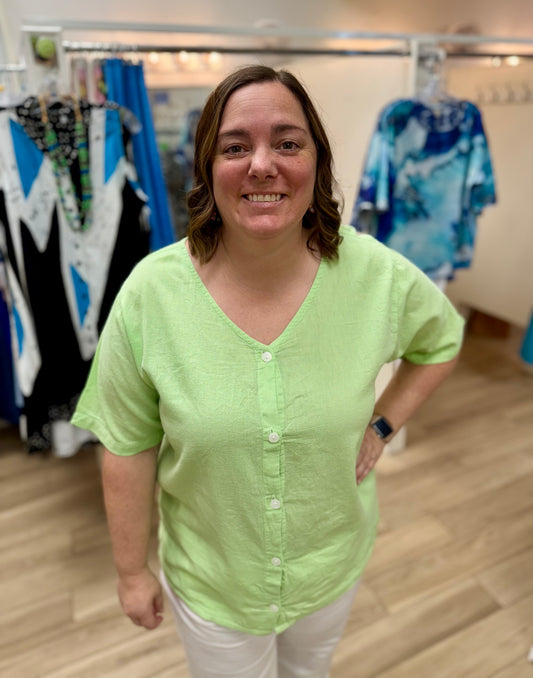 Maya Jones 1690 Button Top