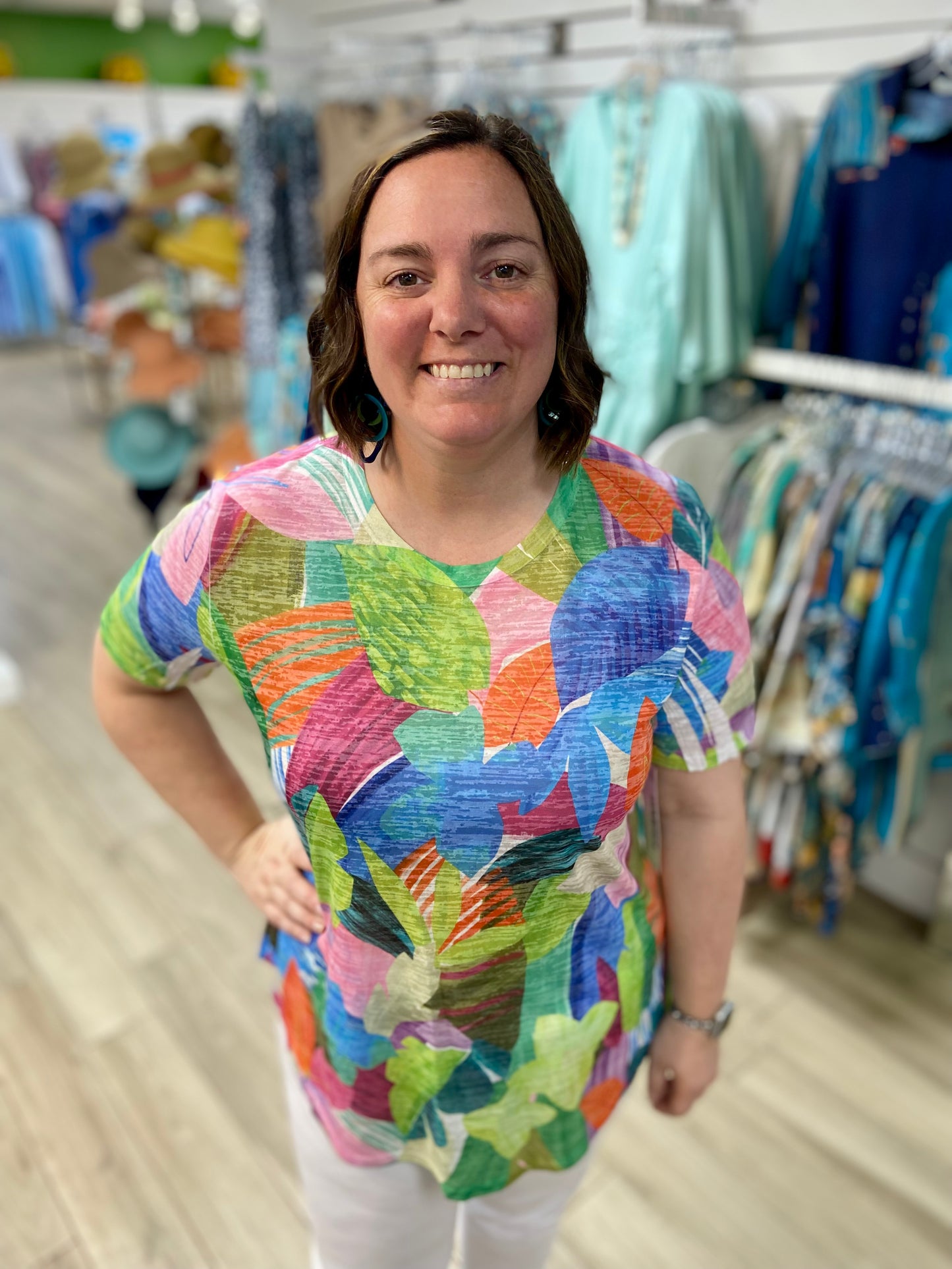 Jess & Jane AJ4 Print Top