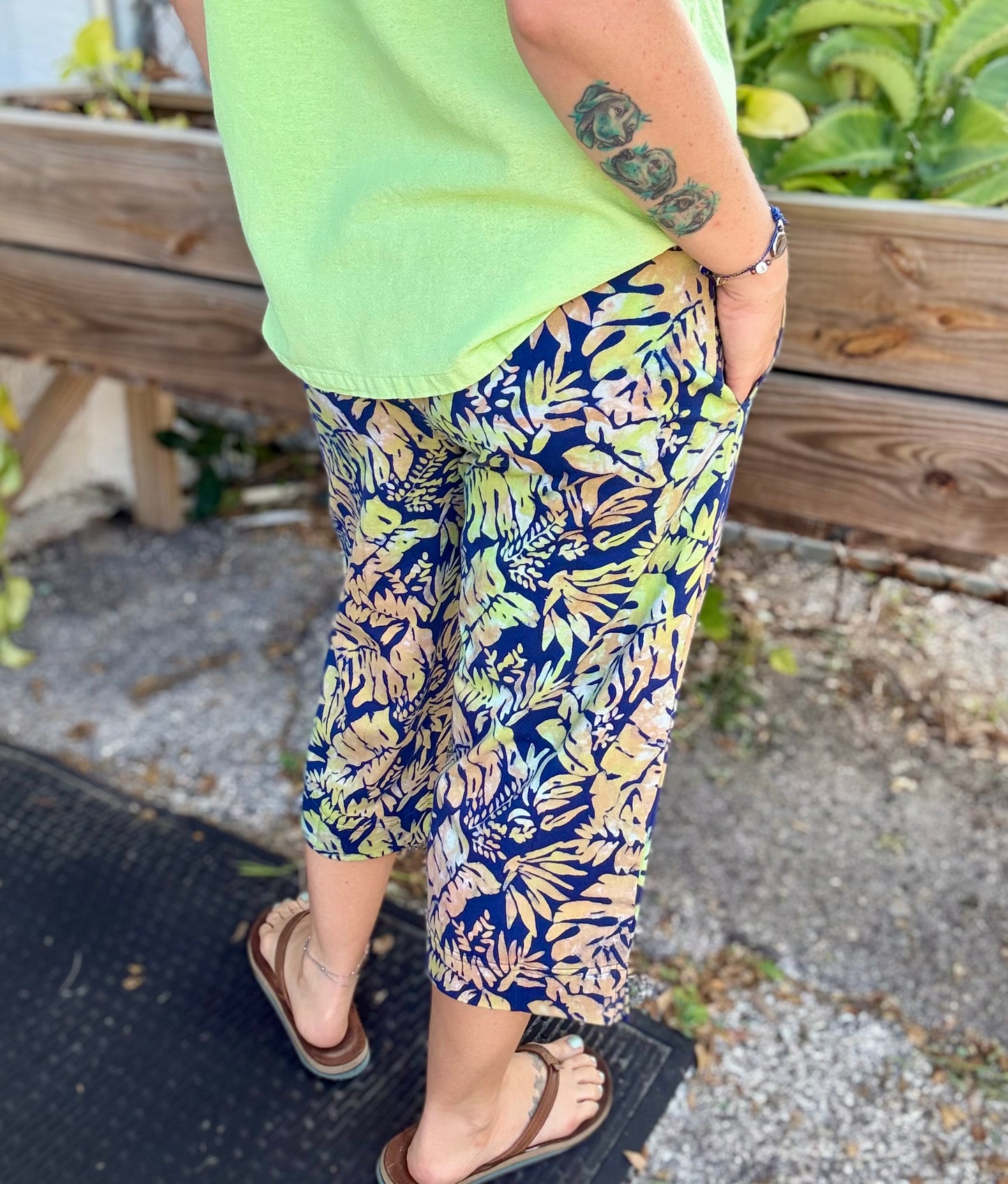 Rum Reggae RR126 Cotton Capri