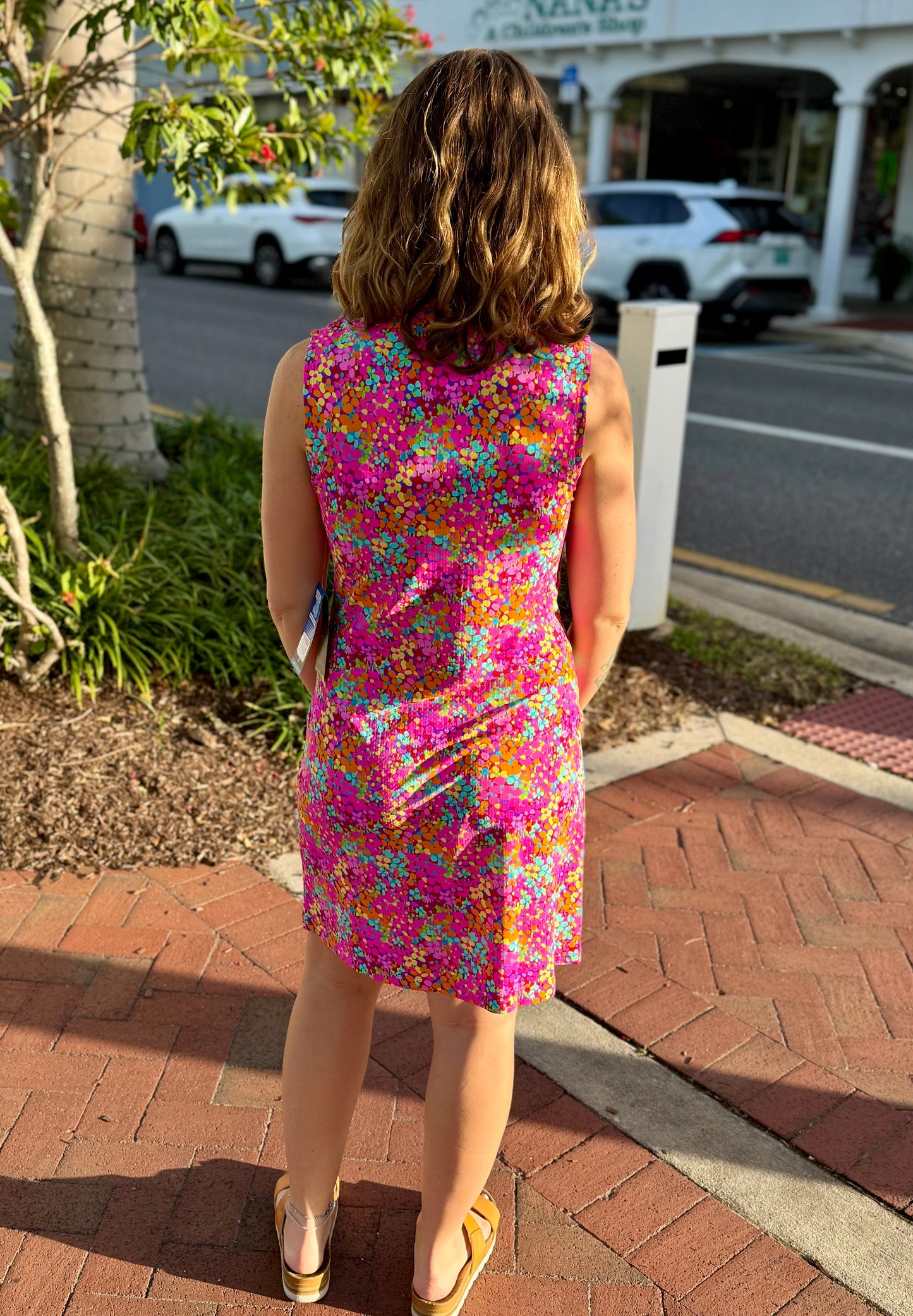 Ibkul 58000 Print UPF Tank Dress