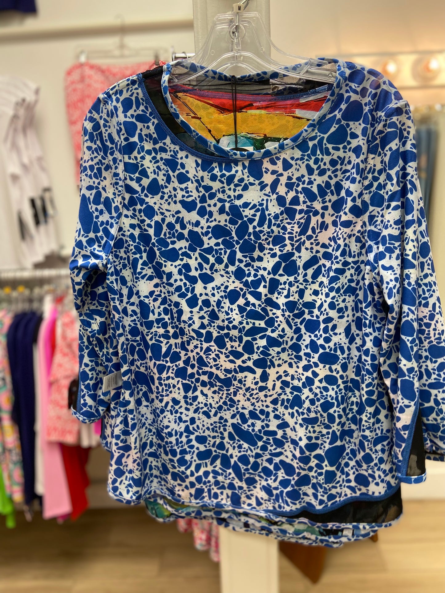 Lemon Grass Reversible 3/4 Top