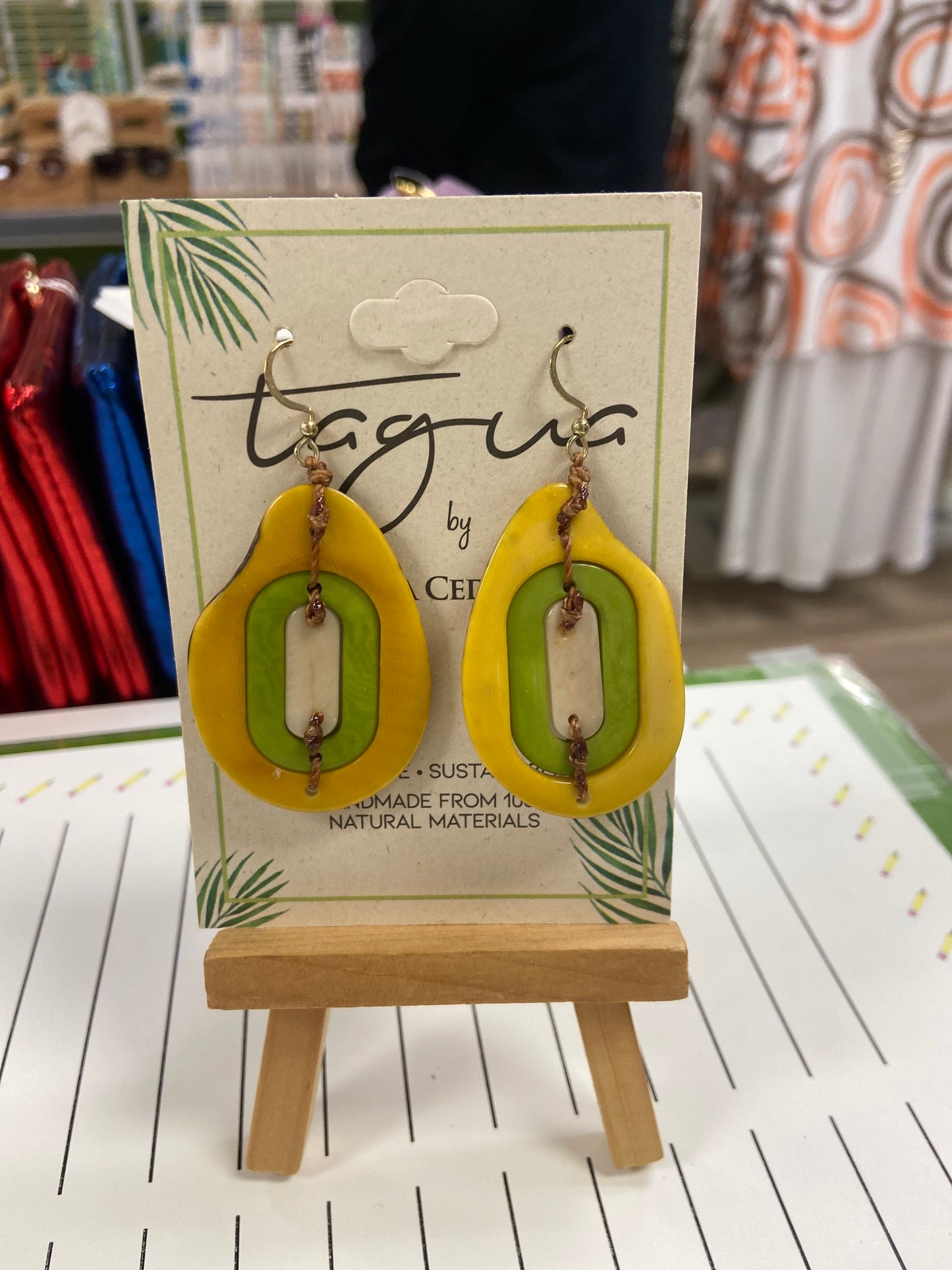 Tagua Yoli Earring