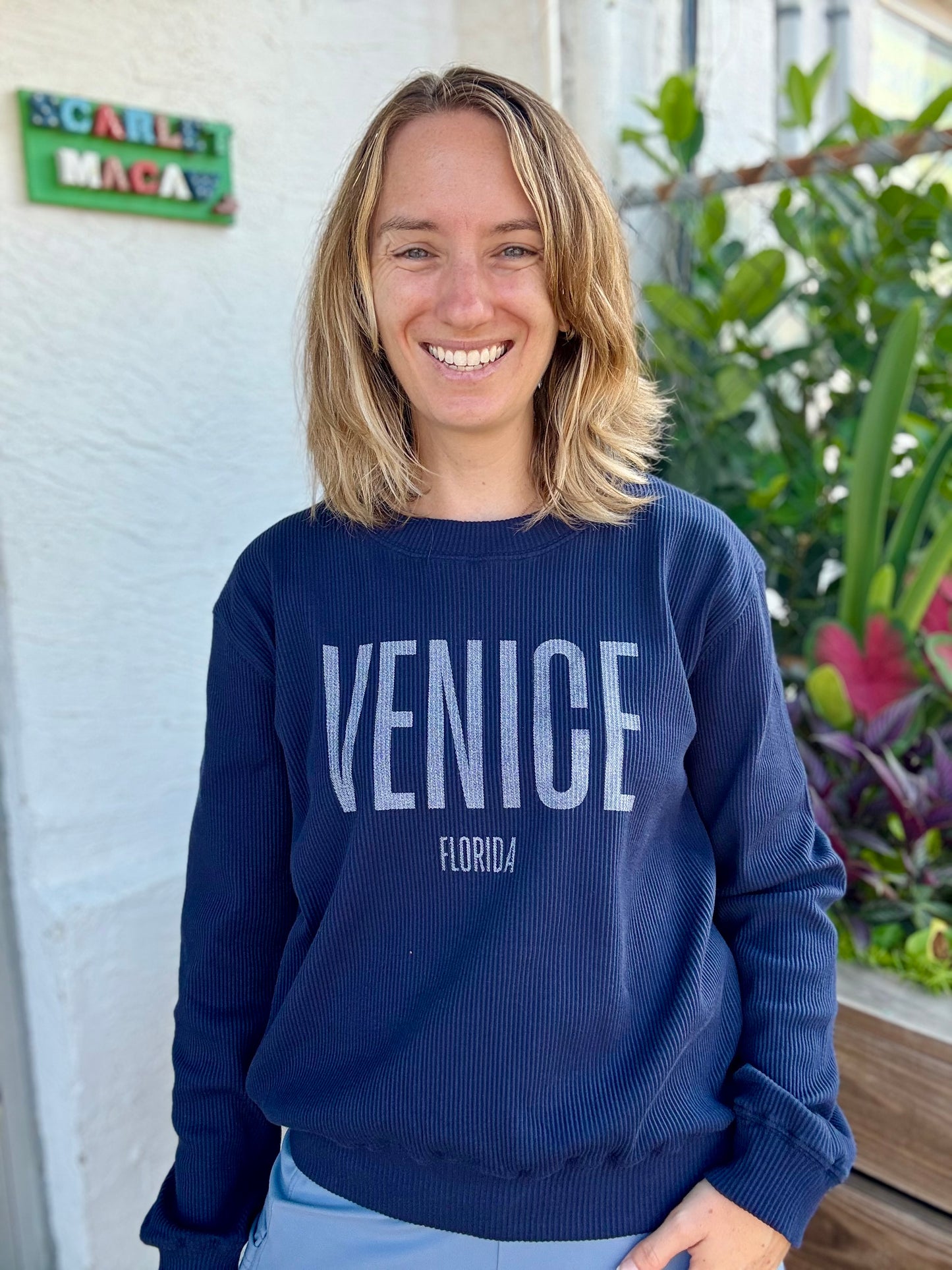 Boat House Venice Corded Pullover Top