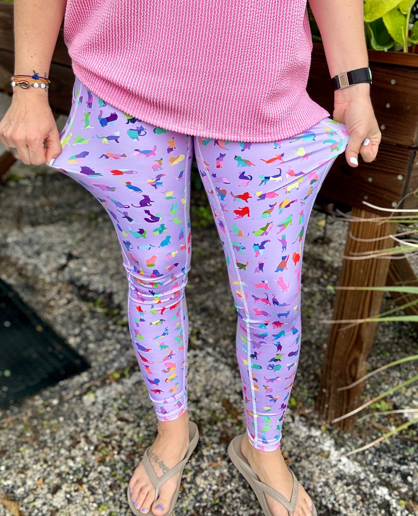 Dena Lyons Crazy Cats Legging