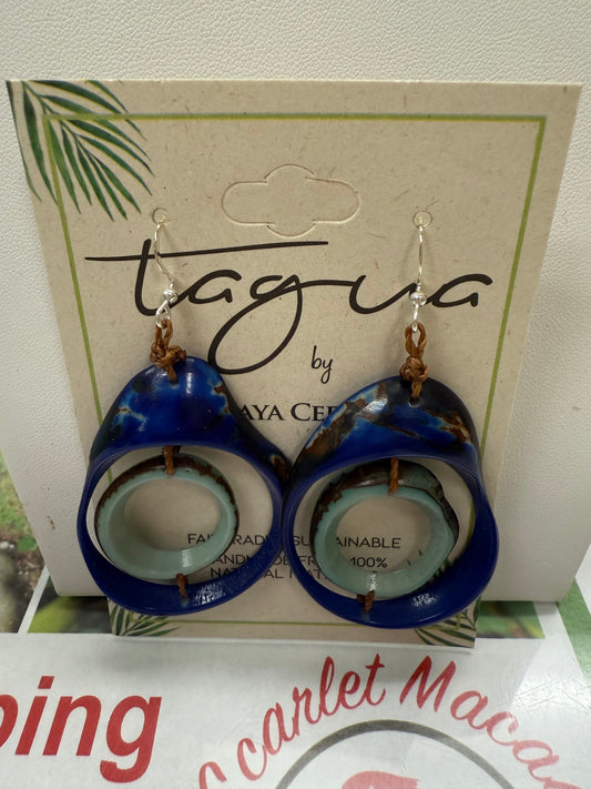 Tagua Ara Earring