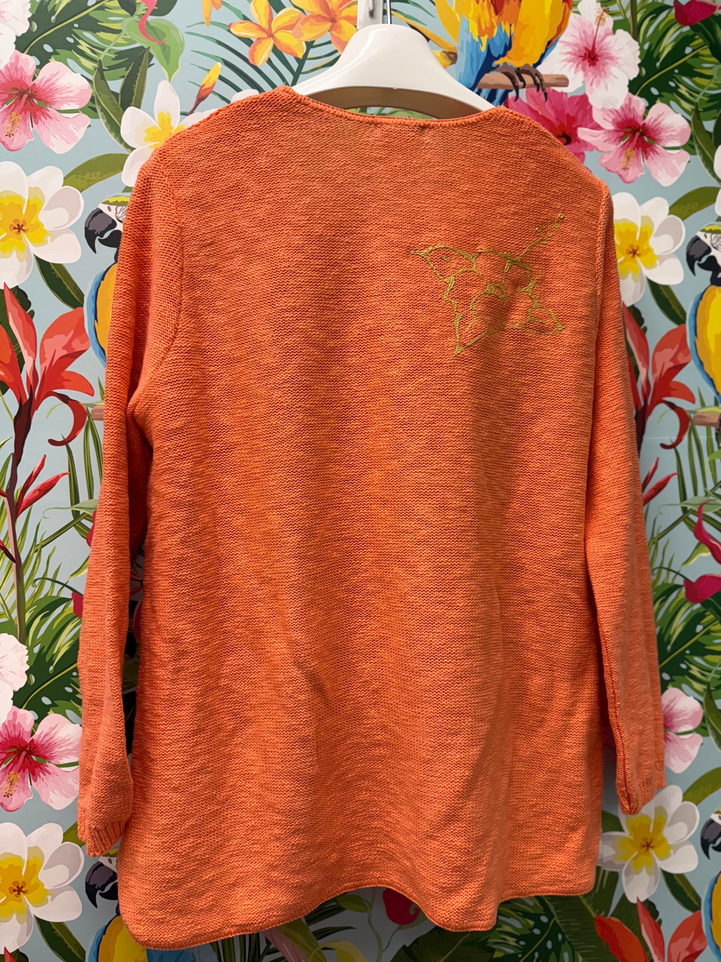 Peg Painted Wild Flower Fun Sweater