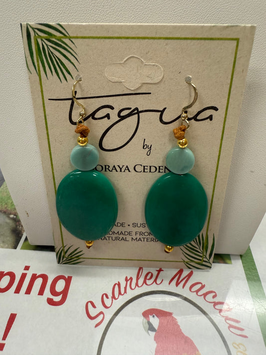 Tagua Avery Earring