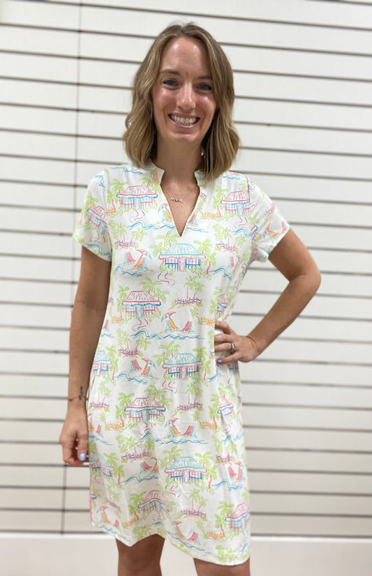 Mary Square UPF Montauk Dress