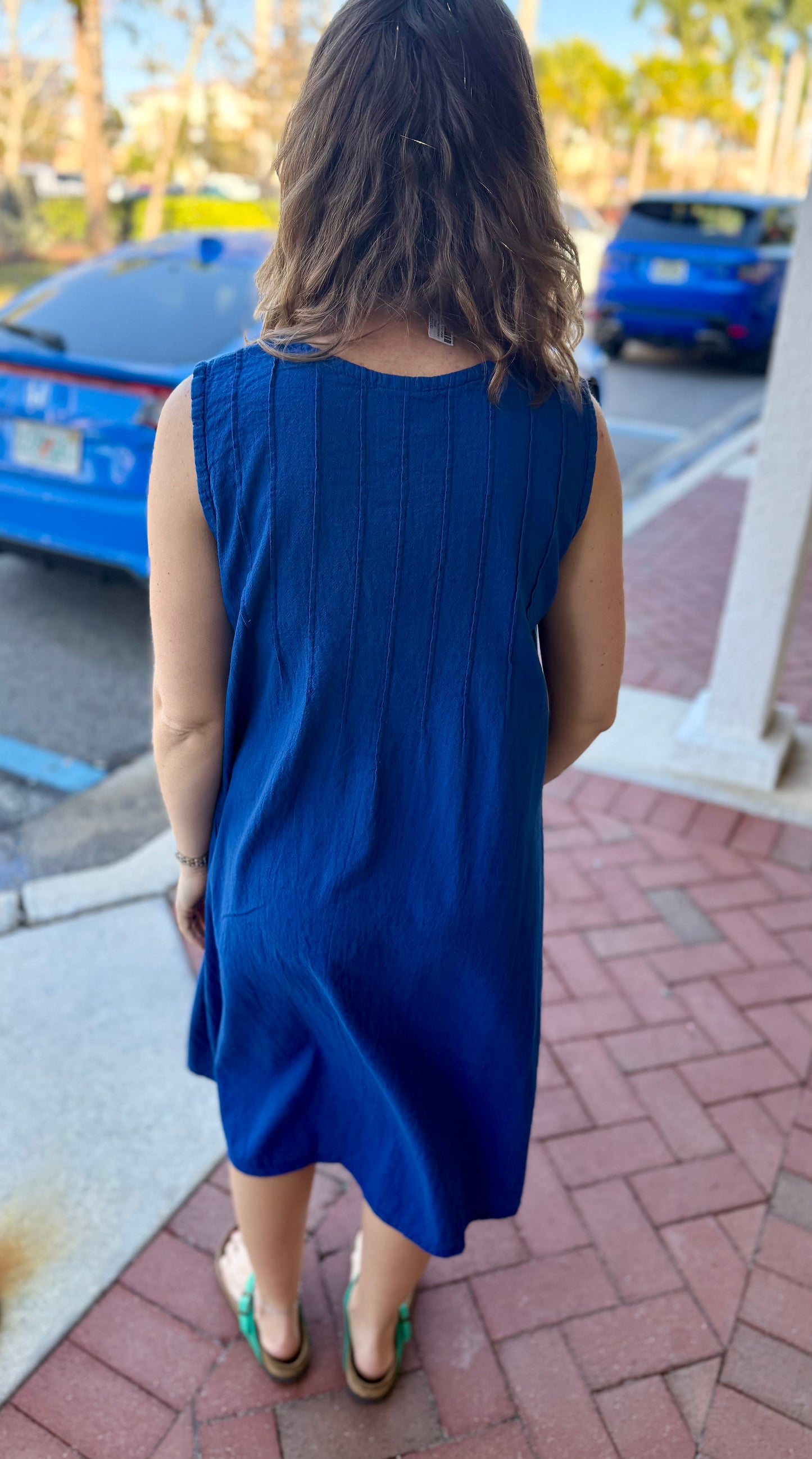 Maya Jones 0505 Midi Pocket Dress