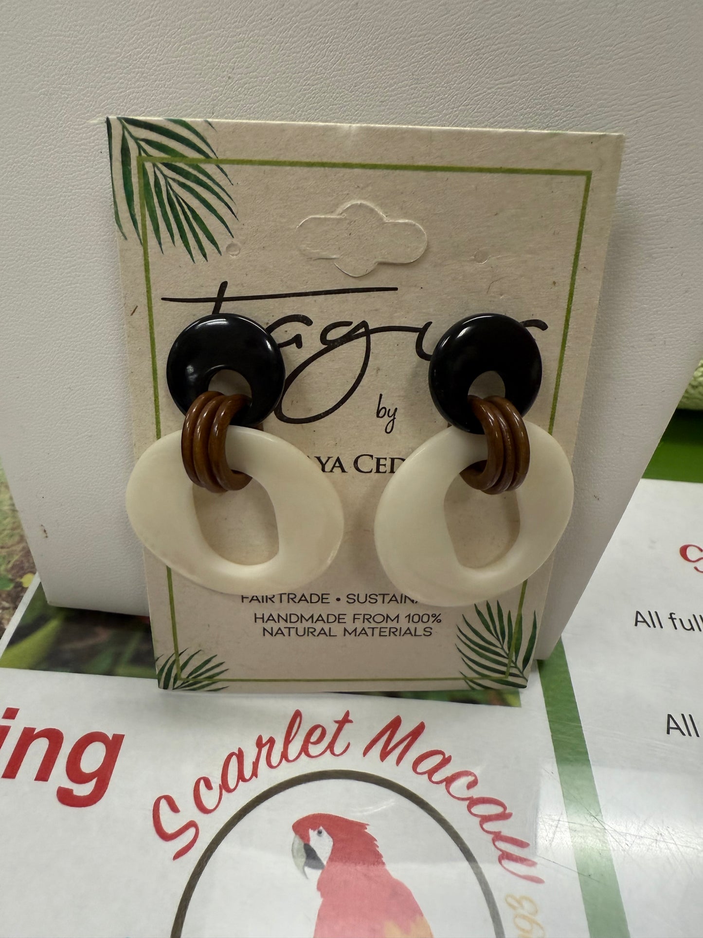 Tagua Wanda Earring