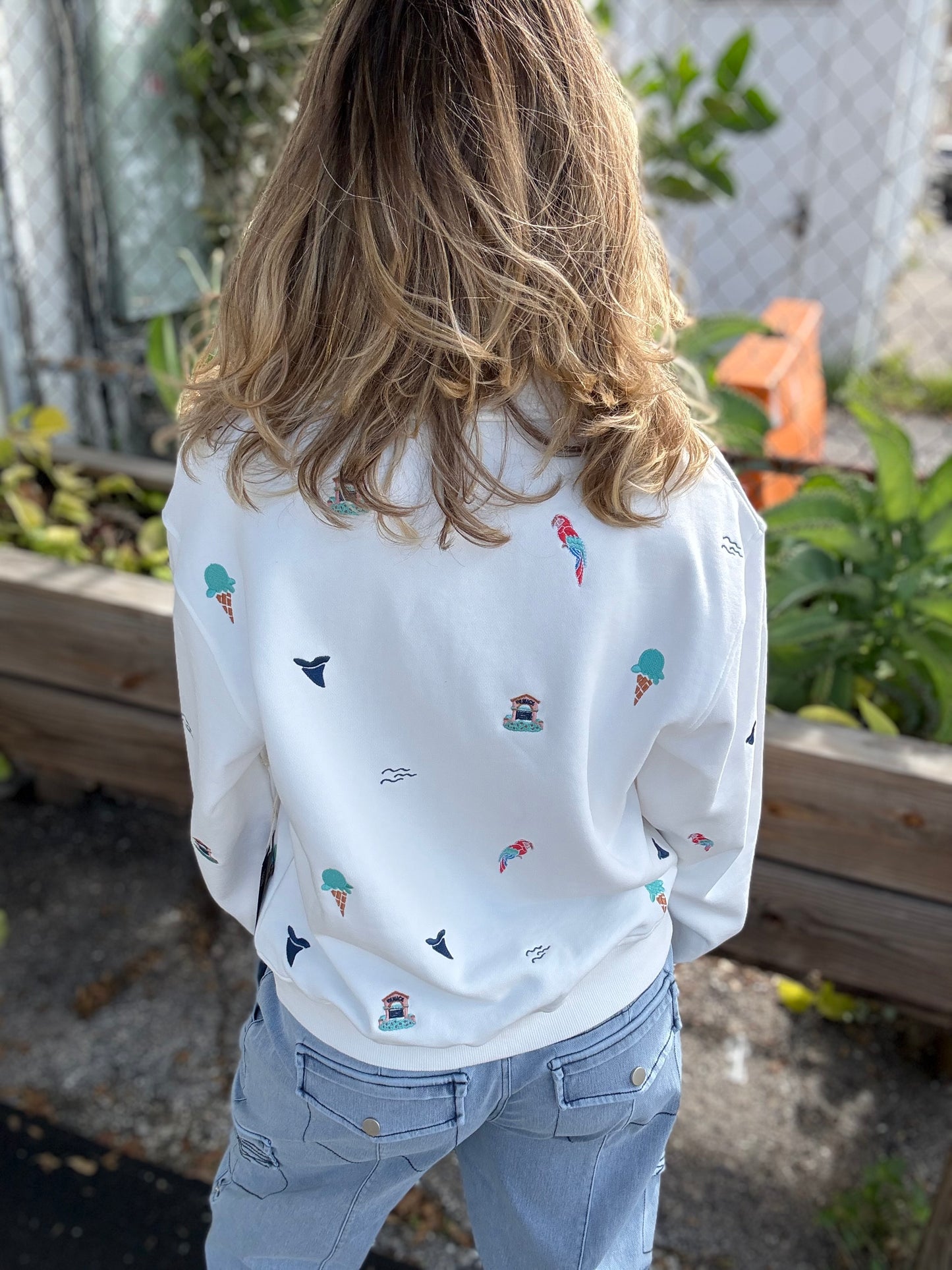 Boat House Venice Icons Polo Sweatshirt