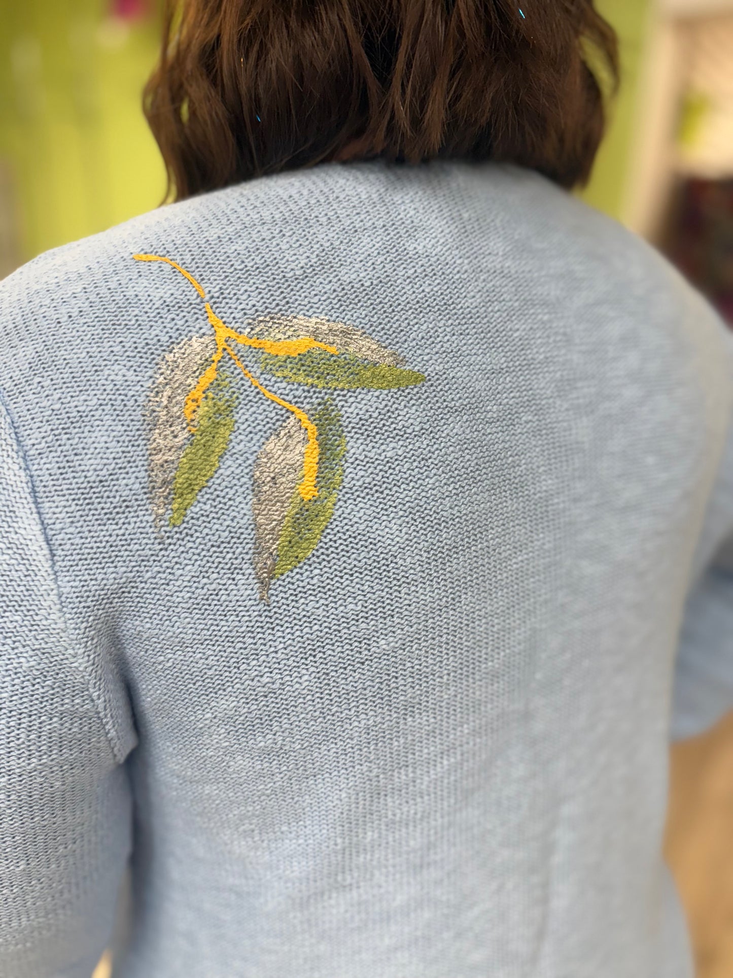 Peg Painted Pink Petals Sweater