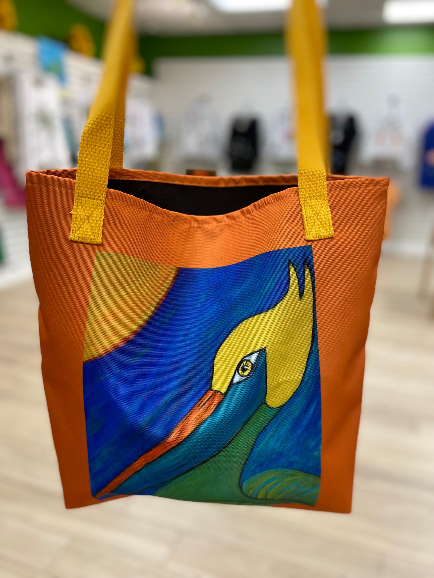 Peg Artist Print Tote Bags