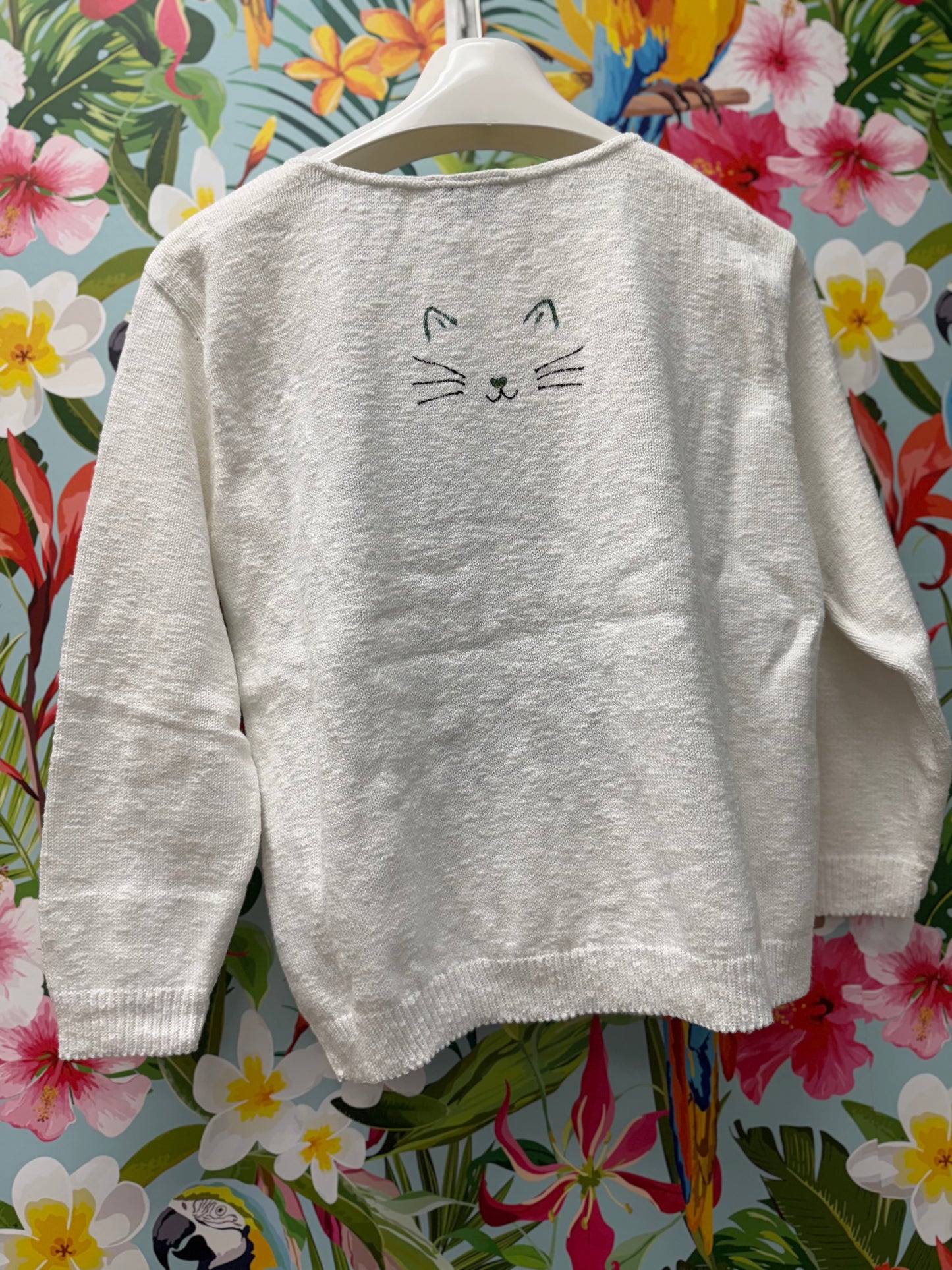 LisaLou Painted Cat Tail Sweater