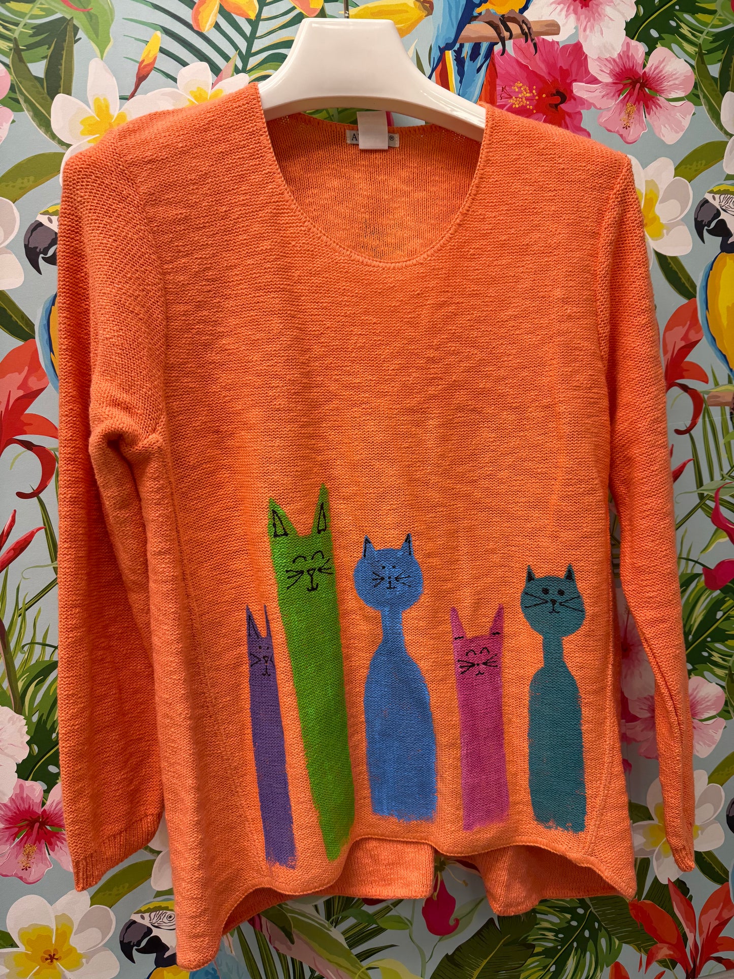 MoMo Sweater - Colorful Cats