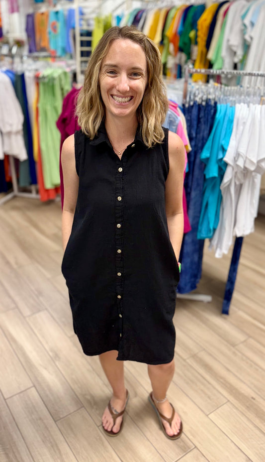 Maya Jones 1623 Button Down Dress