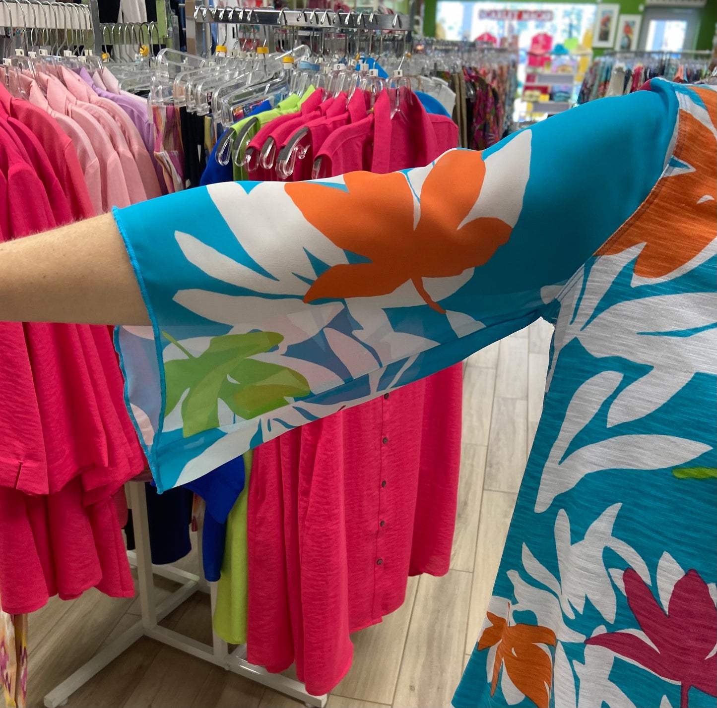Multiples 25205 Flare Sleeve Top