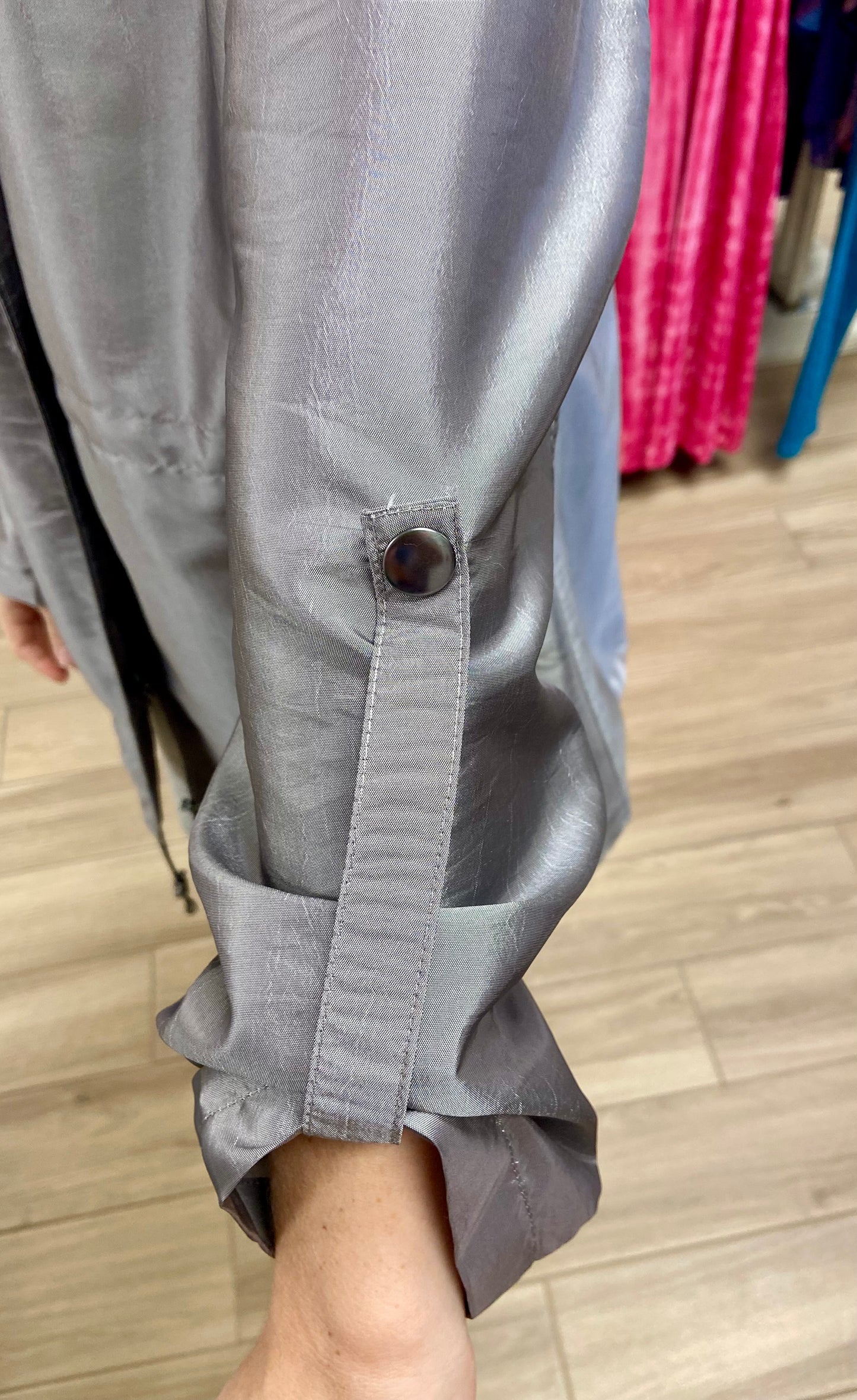 Oopera J5205W Metallic Rain Jacket