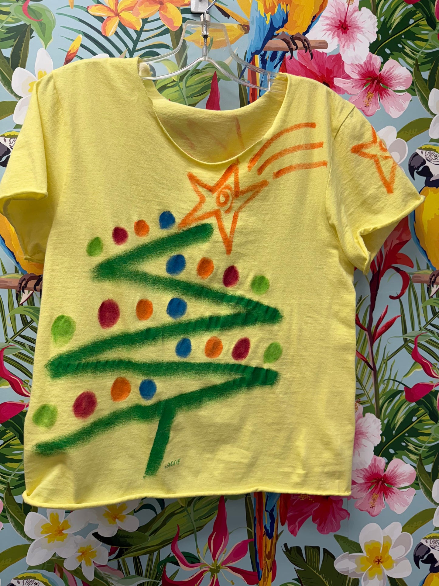 Jackie Ludtke Painted Holiday Tree Top