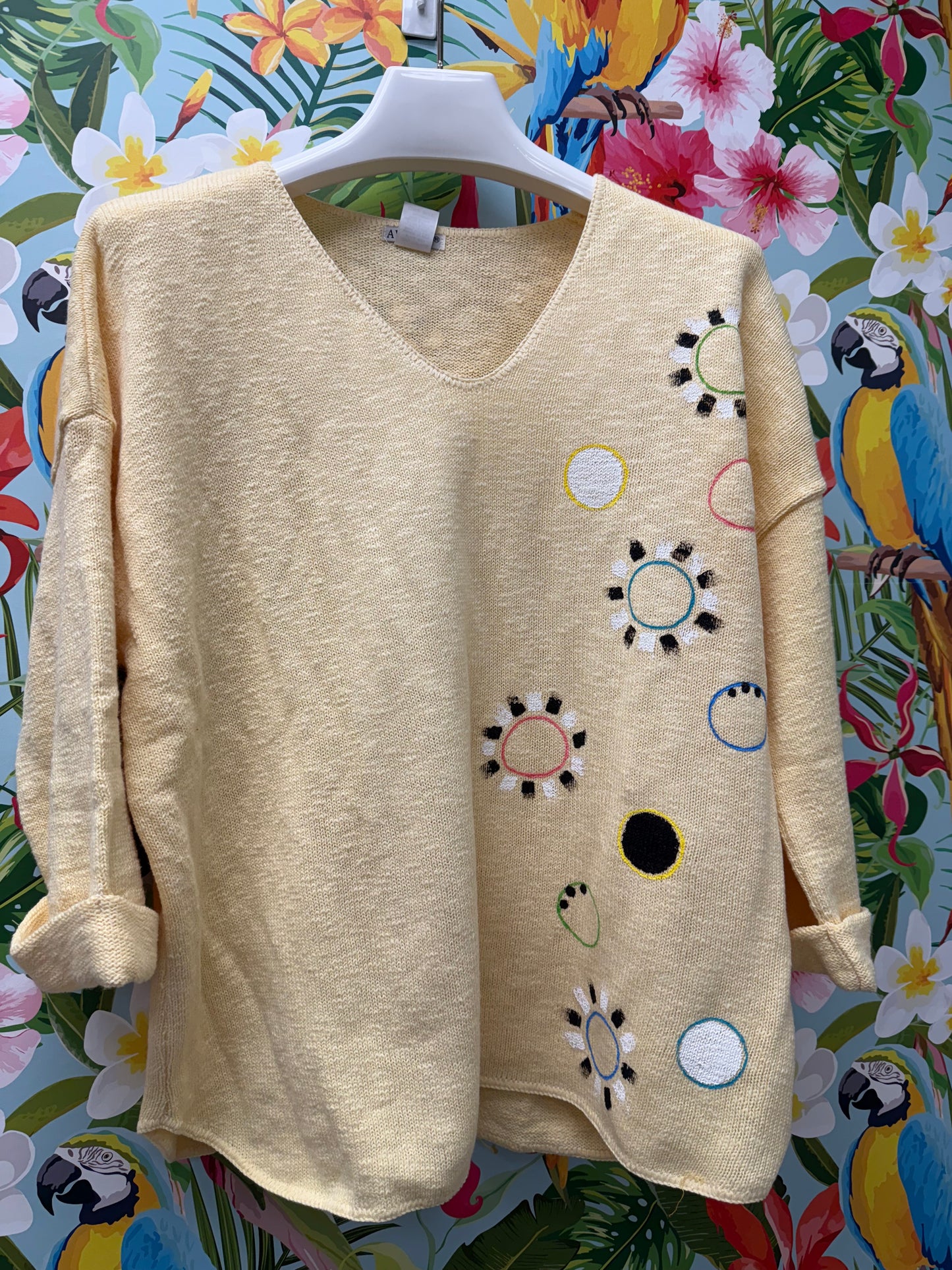 MoMo Sweater - Happy Daze Dots