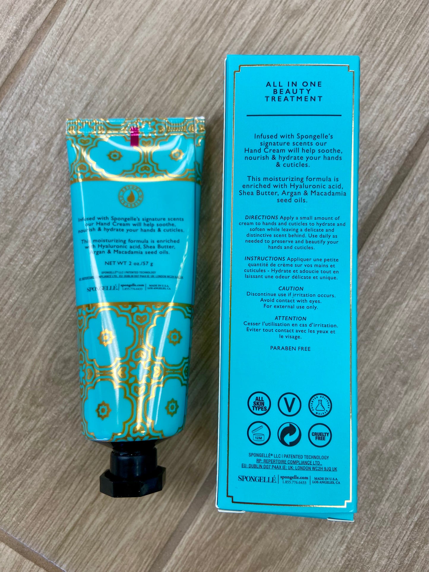 Spongellé Beach Grass Hand Cream