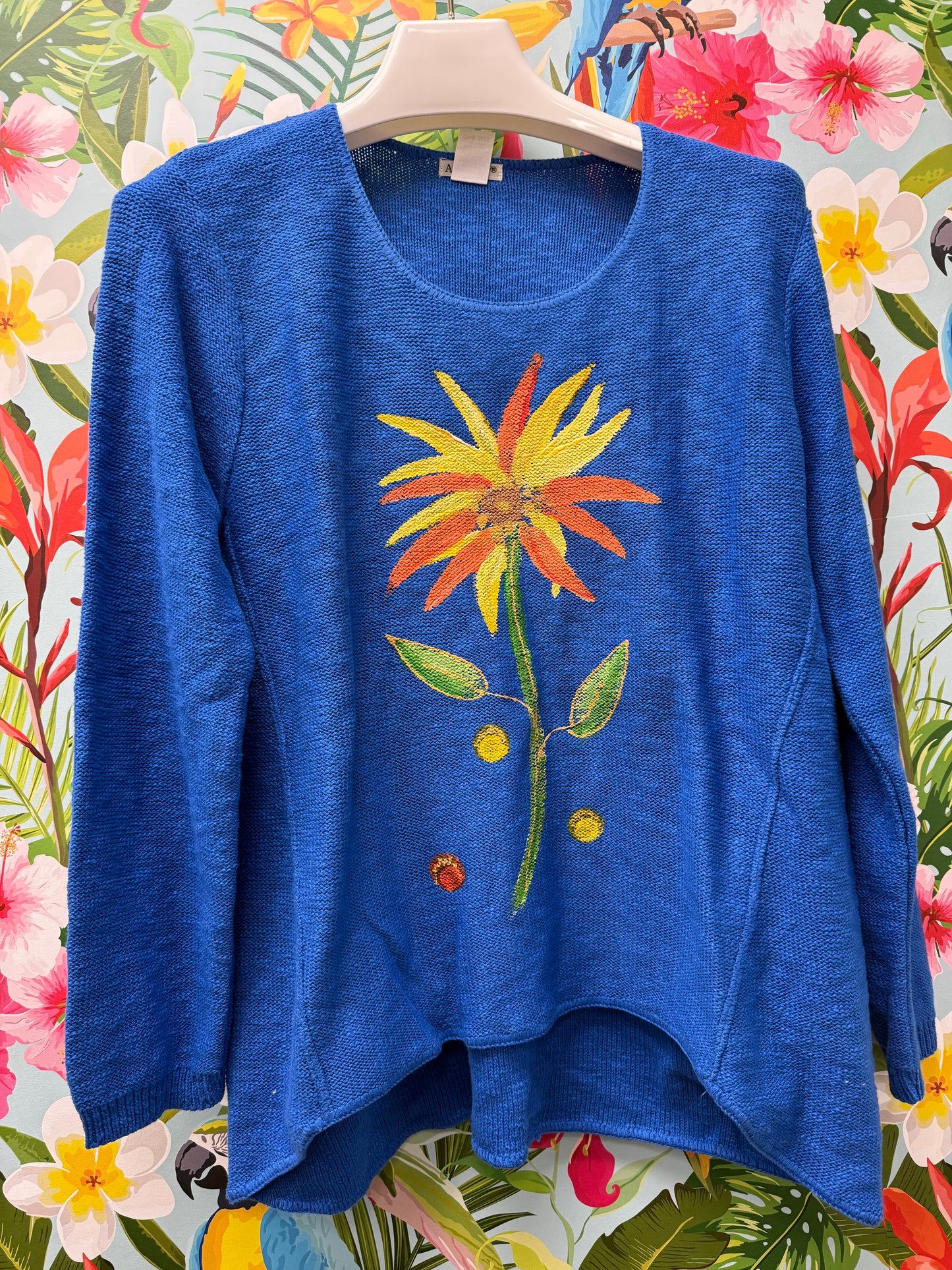 Peg Painted Sunflower Sweater
