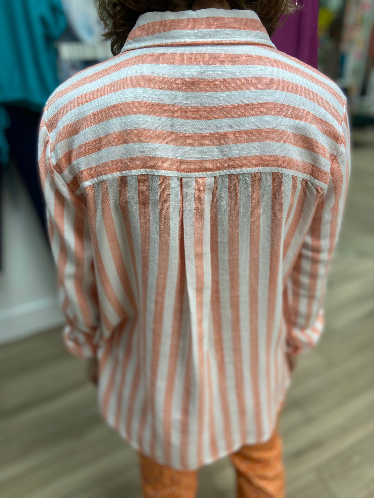 Multiples M25301 Stripe Tie Top