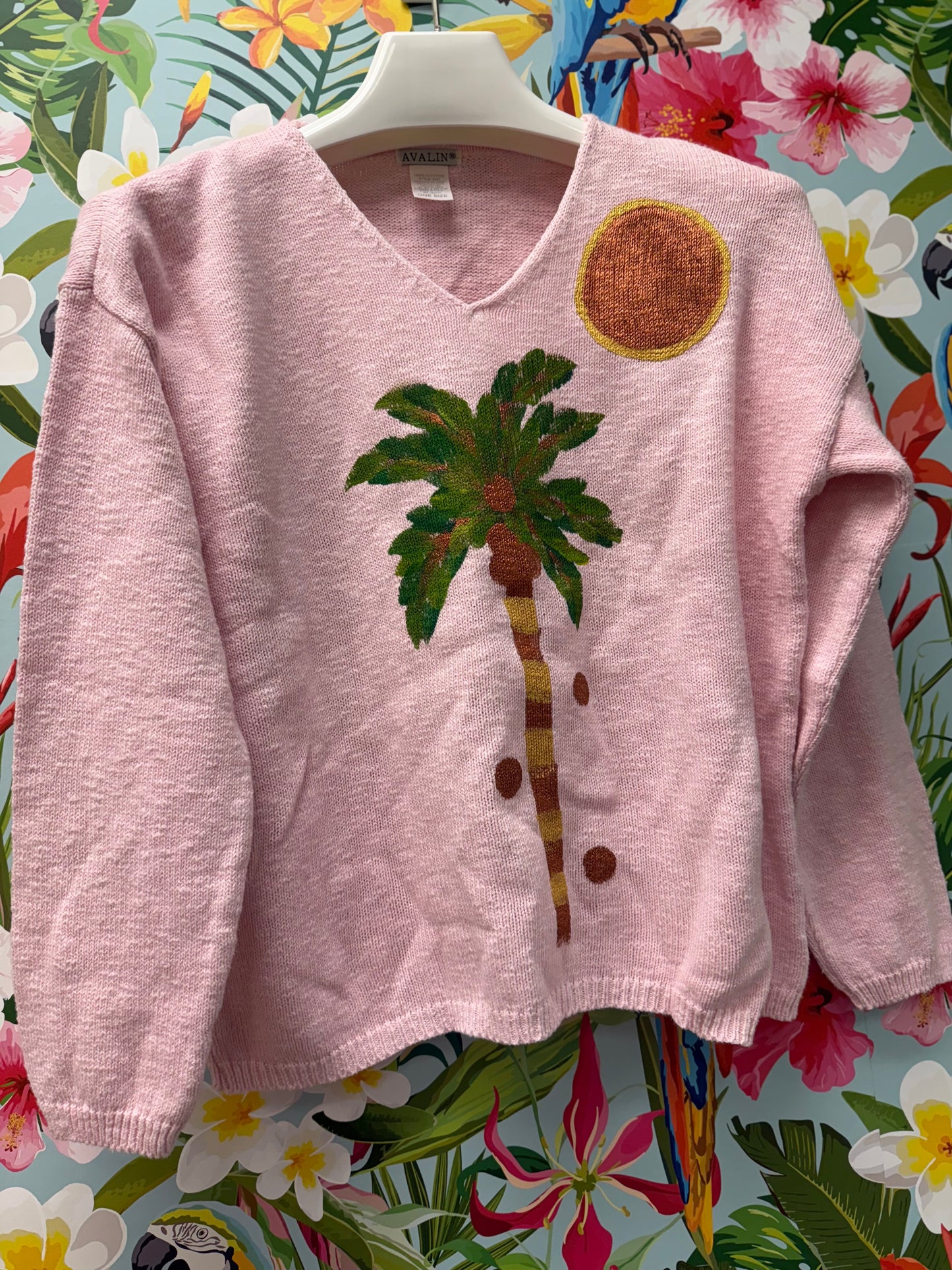 Peg Painted Solo Side Palm Sweater