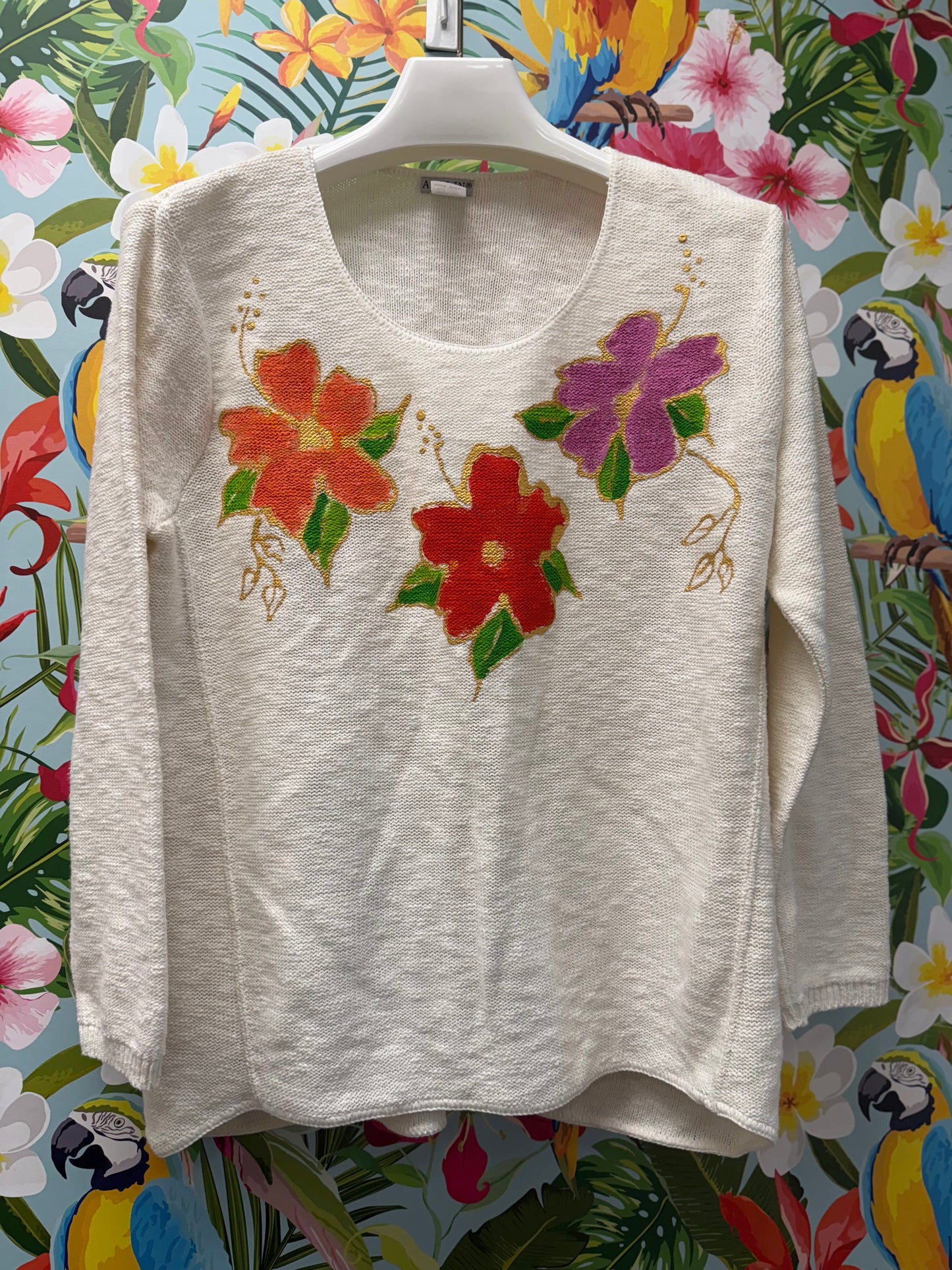 Peg Painted Bold Garden Sweater
