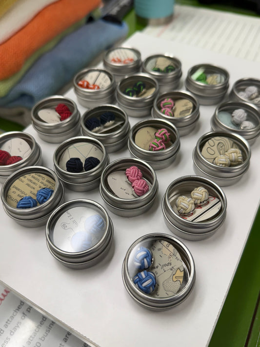 Patsy Kane Nautical Monkey Fist Earring