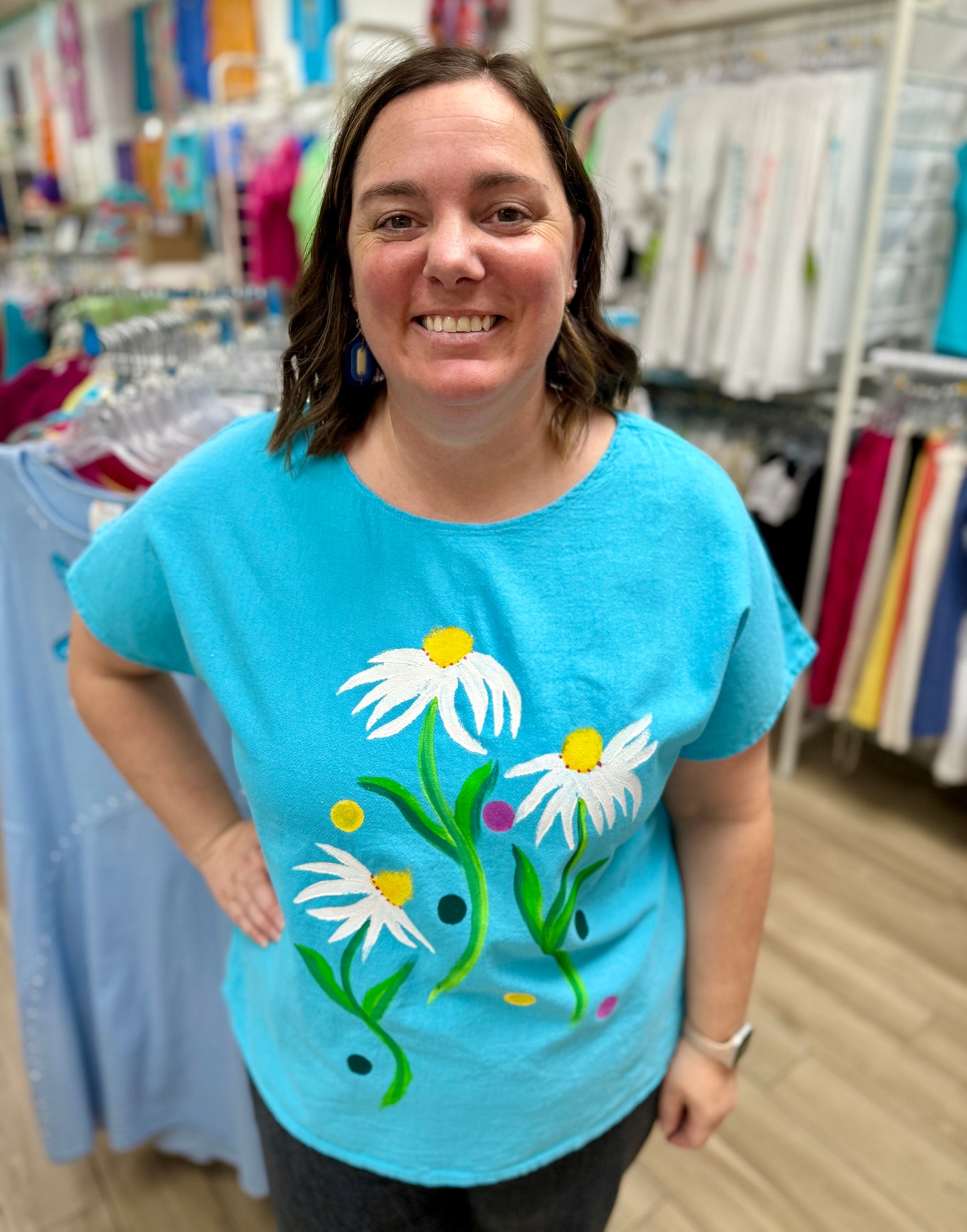 Peg 68 Painted Coneflower Trio Top