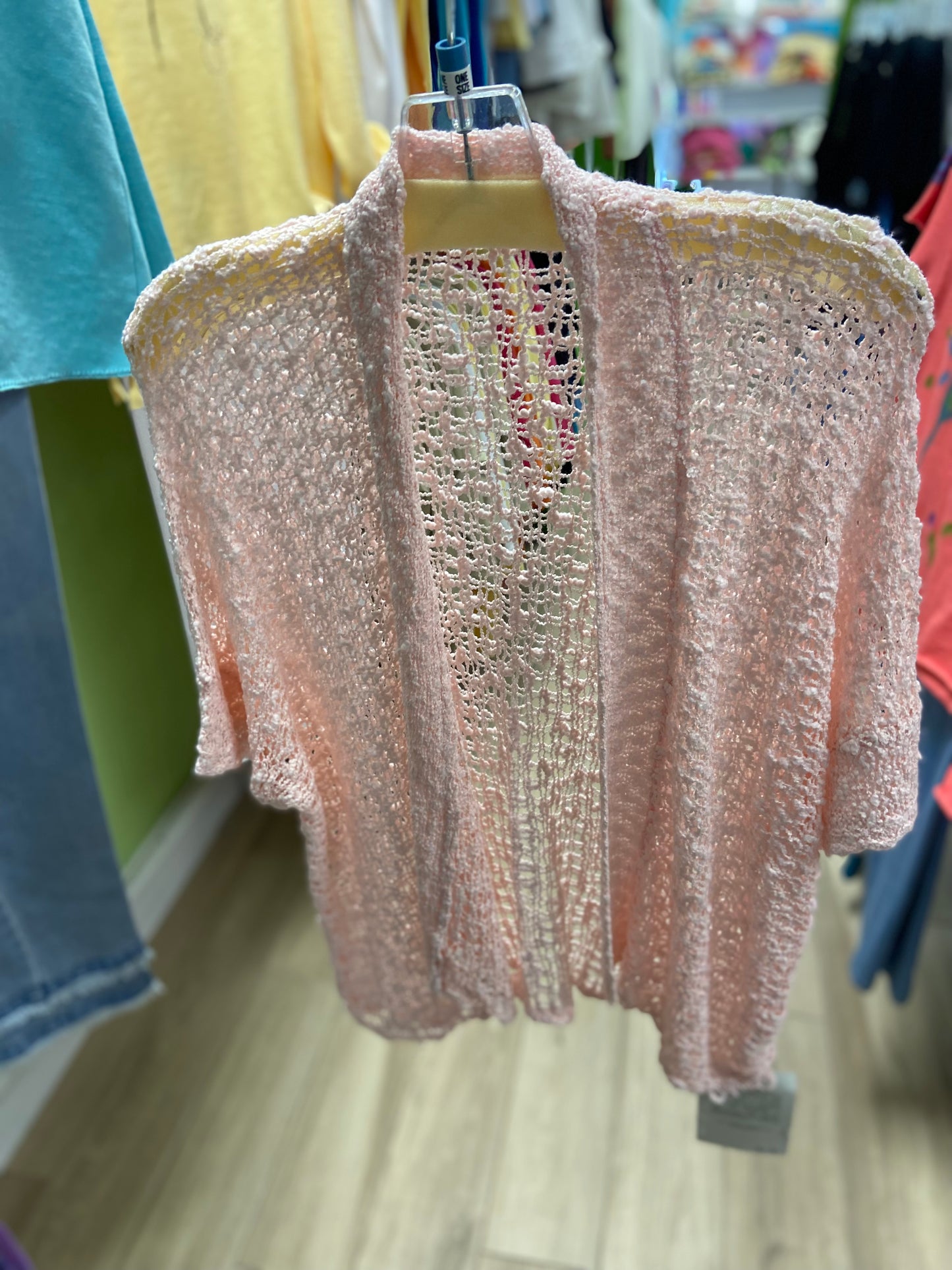 Lost River 2041P One Size Short Sleeve Shrug