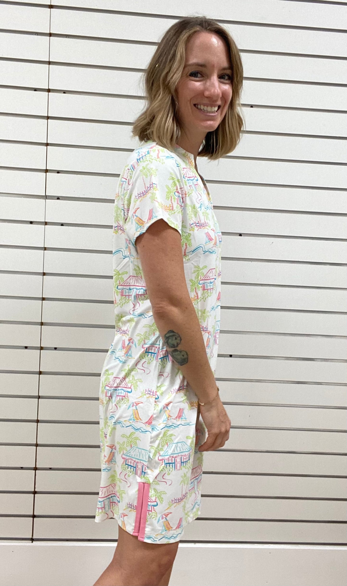 Mary Square UPF Montauk Dress